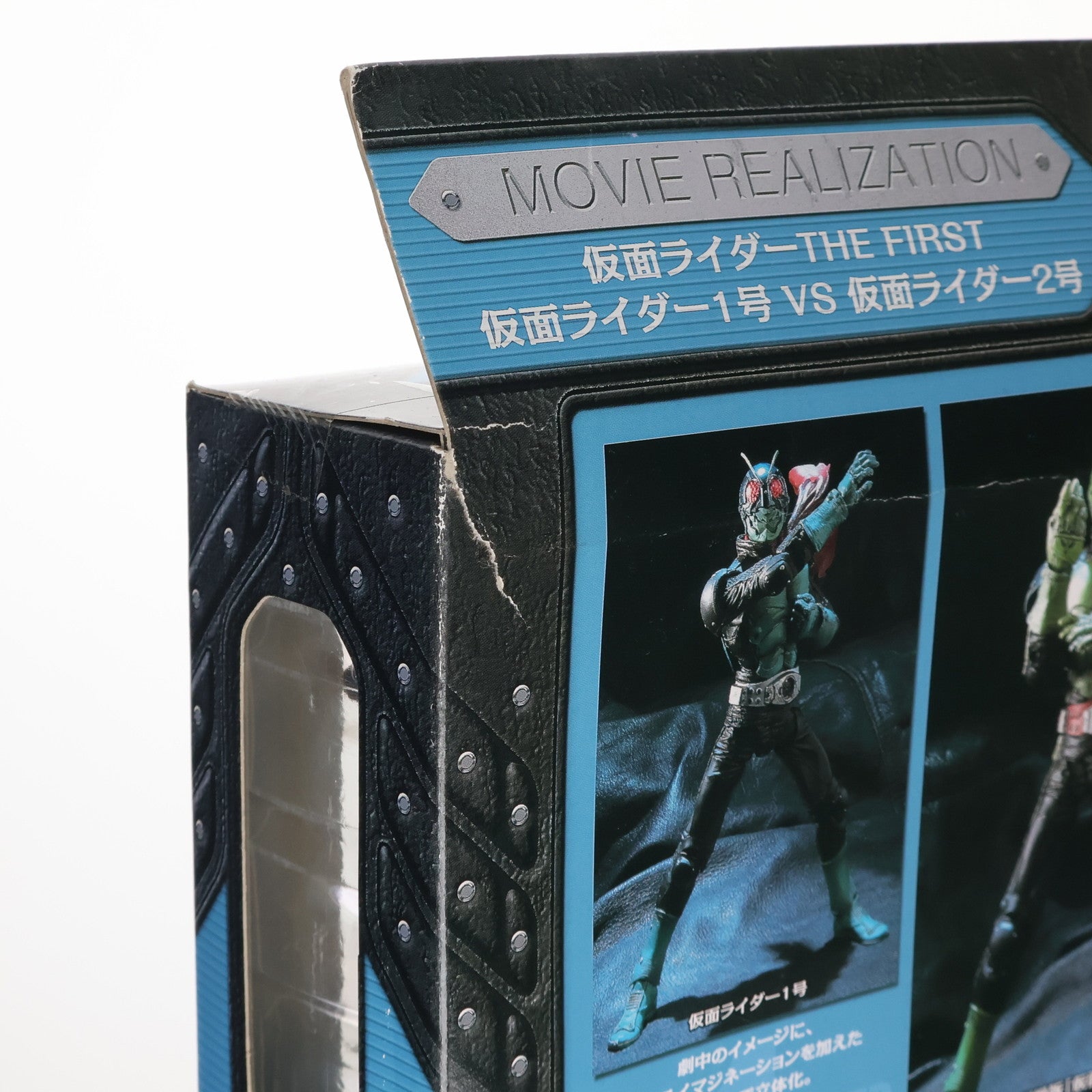 【中古即納】[FIG] MOVIE REALIZATION 仮面ライダー1号・2号(仮面ライダーTHE FIRST) 完成品 可動フィギュア バンダイ(20060527)