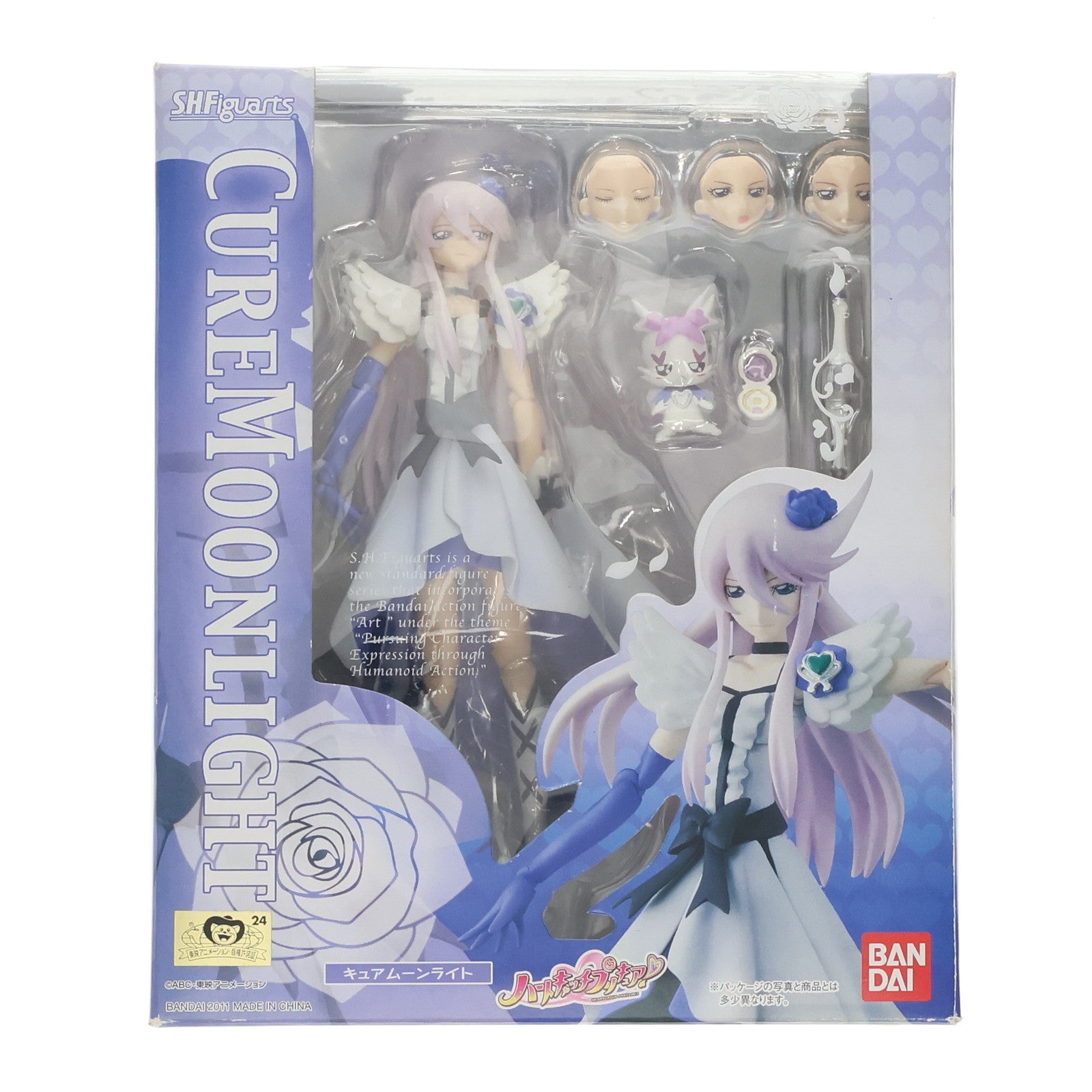 【中古即納】[FIG] S.H.Figuarts(フィギュアーツ) キュアムーンライト ハートキャッチプリキュア! 完成品 可動フィギュア バンダイ(20110806)