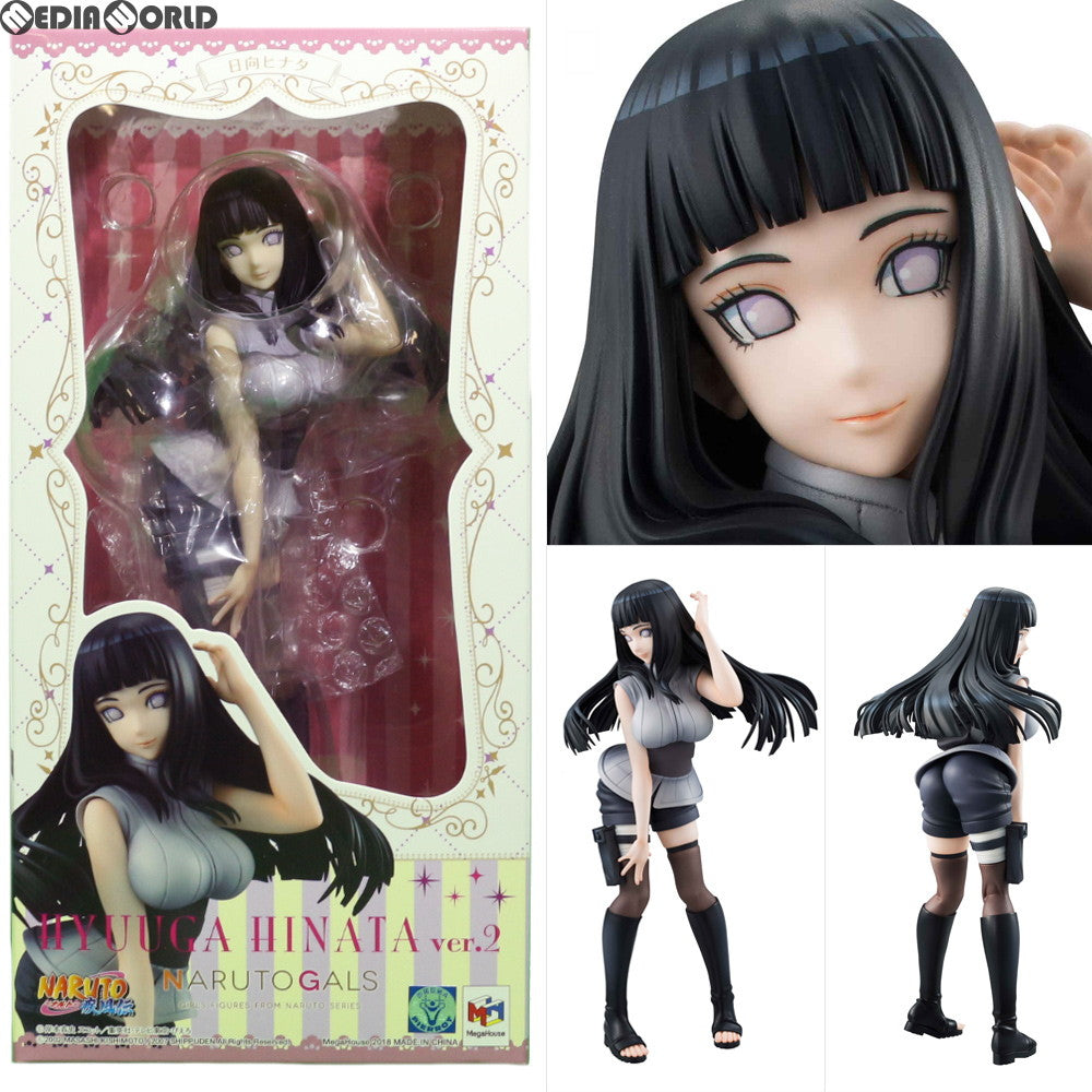 【中古即納】[FIG] NARUTOギャルズ 日向ヒナタ(ひゅうがヒナタ) Ver.2 NARUTO-ナルト- 疾風伝 完成品 フィギュア メガハウス(20180315)