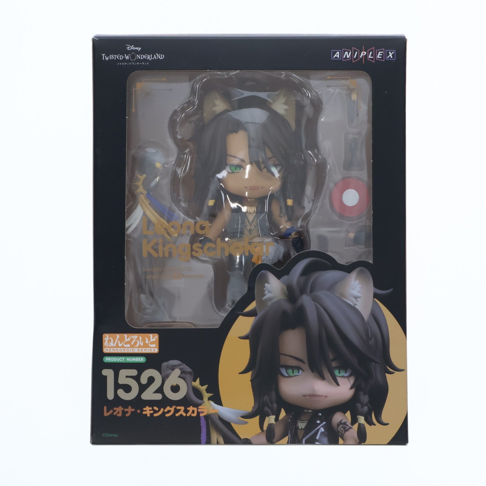 【中古即納】[FIG] ねんどろいど 1526 レオナ・キングスカラー ディズニー ツイステッドワンダーランド 完成品 可動フィギュア ANIPLEX+&GOODSMILE ONLINE SHOP限定 アニプレックス(20210731)