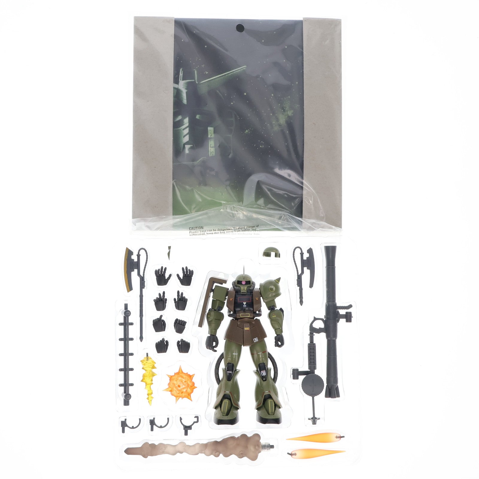 【中古即納】[FIG] ROBOT魂(SIDE MS) MS-06 量産型ザク ver. A.N.I.M.E. リアルタイプカラー 機動戦士ガンダム 完成品 可動フィギュア 魂ネイションズ 10th&魂ウェブ商店限定 バンダイ(20170527)