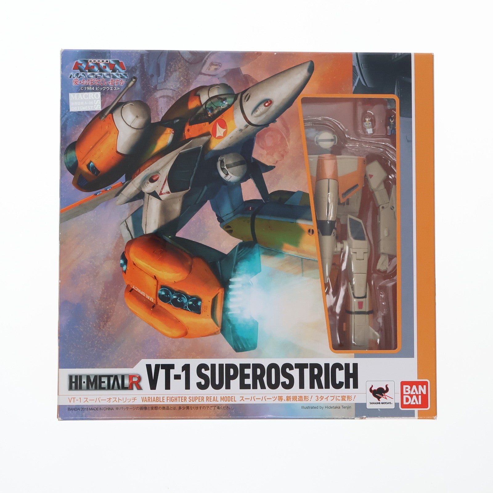 【中古即納】[FIG] HI-METAL R VT-1 スーパーオストリッチ 超時空要塞マクロス 愛・おぼえていますか 完成品 可動フィギュア バンダイ(20180811)