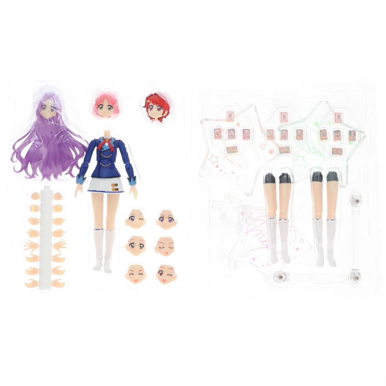 【中古即納】[FIG] 魂ウェブ商店限定 S.H.Figuarts(フィギュアーツ) 神崎美月、北大路さくら、一ノ瀬かえで(冬制服ver.)(かんざきみづき)(きたおおじさくら)(いちのせかえで) セレクトセット アイカツ! 完成品 可動フィギュア バンダイ(20170531)