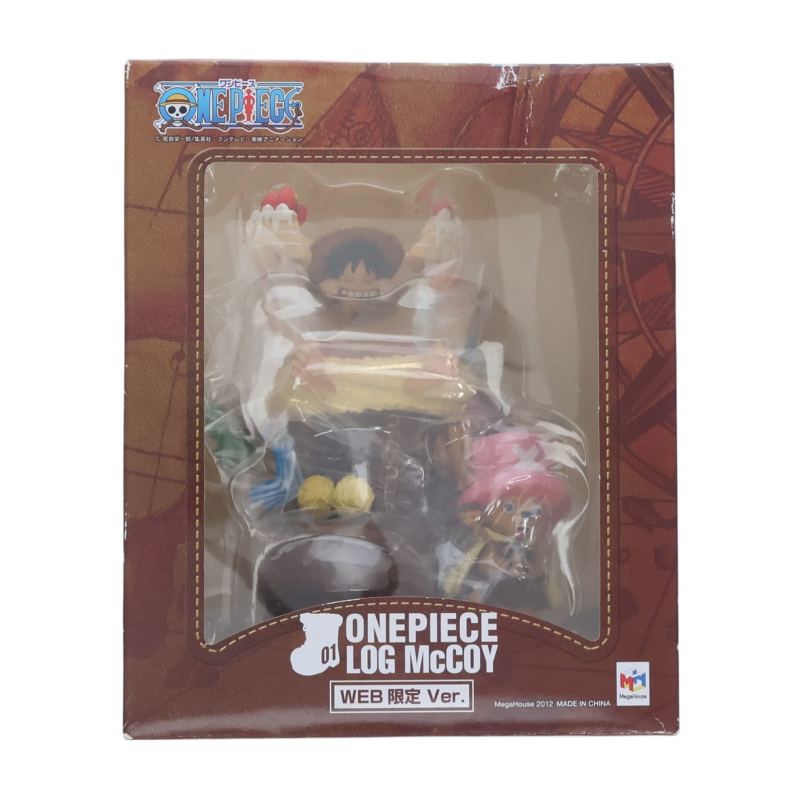 【中古即納】[FIG] LOG McCOY(ログマッコイ) ワンピース01(ONE PIECE 01) WEB限定Ver. 完成品 フィギュア メガハウス(20120326)