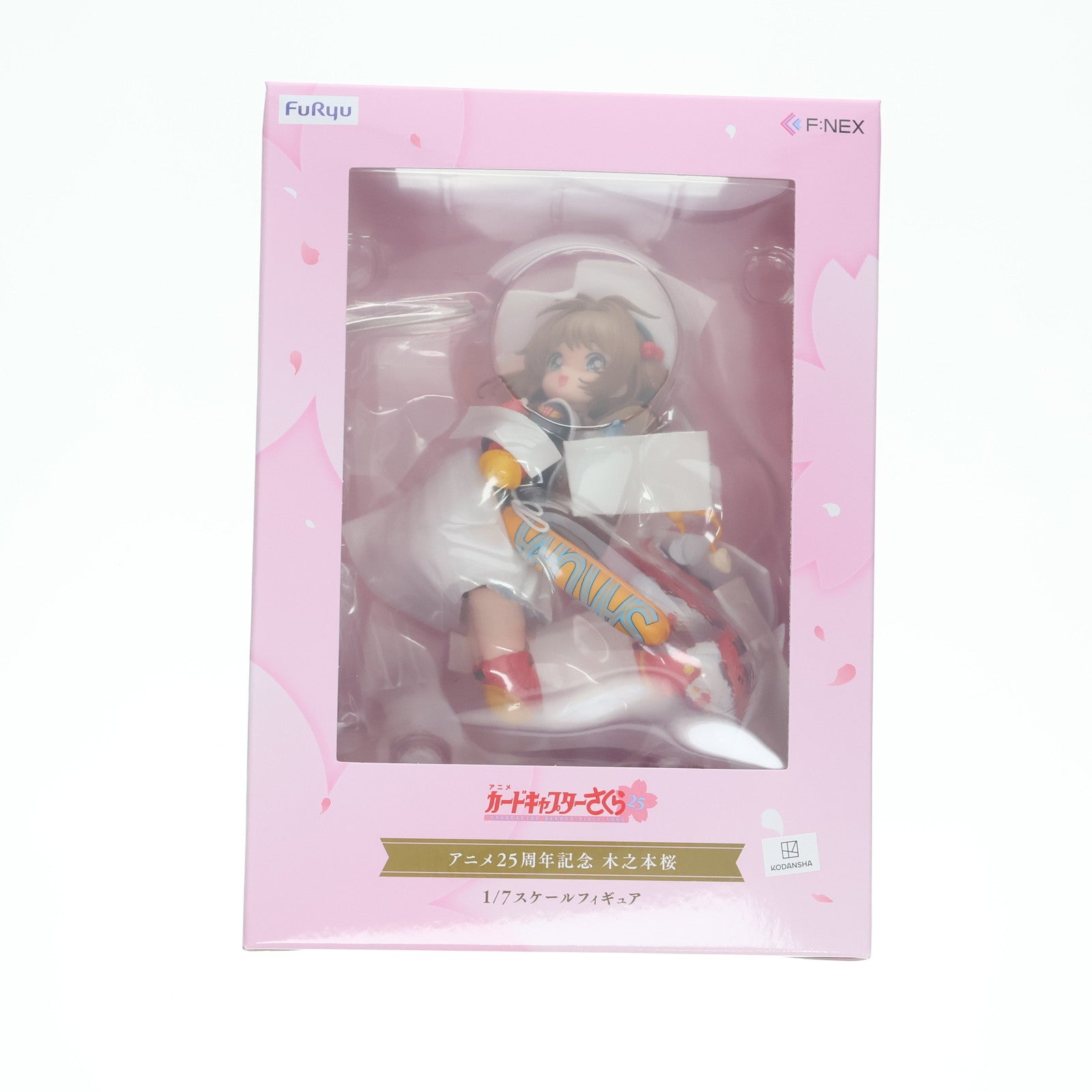 【中古即納】[FIG] アニメ25周年記念 木之本桜(きのもとさくら) カードキャプターさくら クロウカード編 1/7 完成品 フィギュア(AMU-FNX0963) FURYU HOBBY MALL限定 フリュー(20250130)