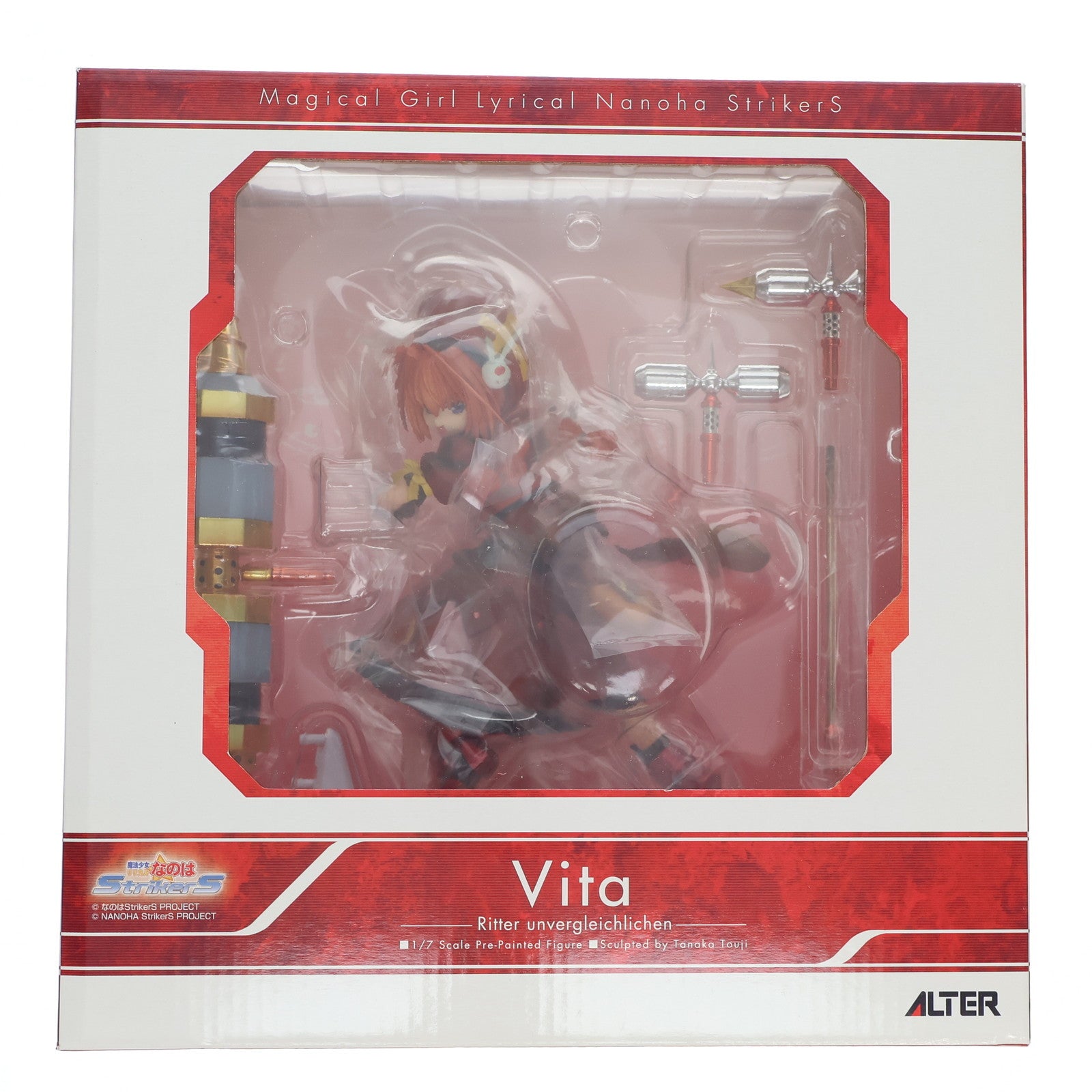 【中古即納】[FIG] ヴィータ 魔法少女リリカルなのはStrikerS(ストライカーズ) 1/7 完成品 フィギュア アルター(20090917)