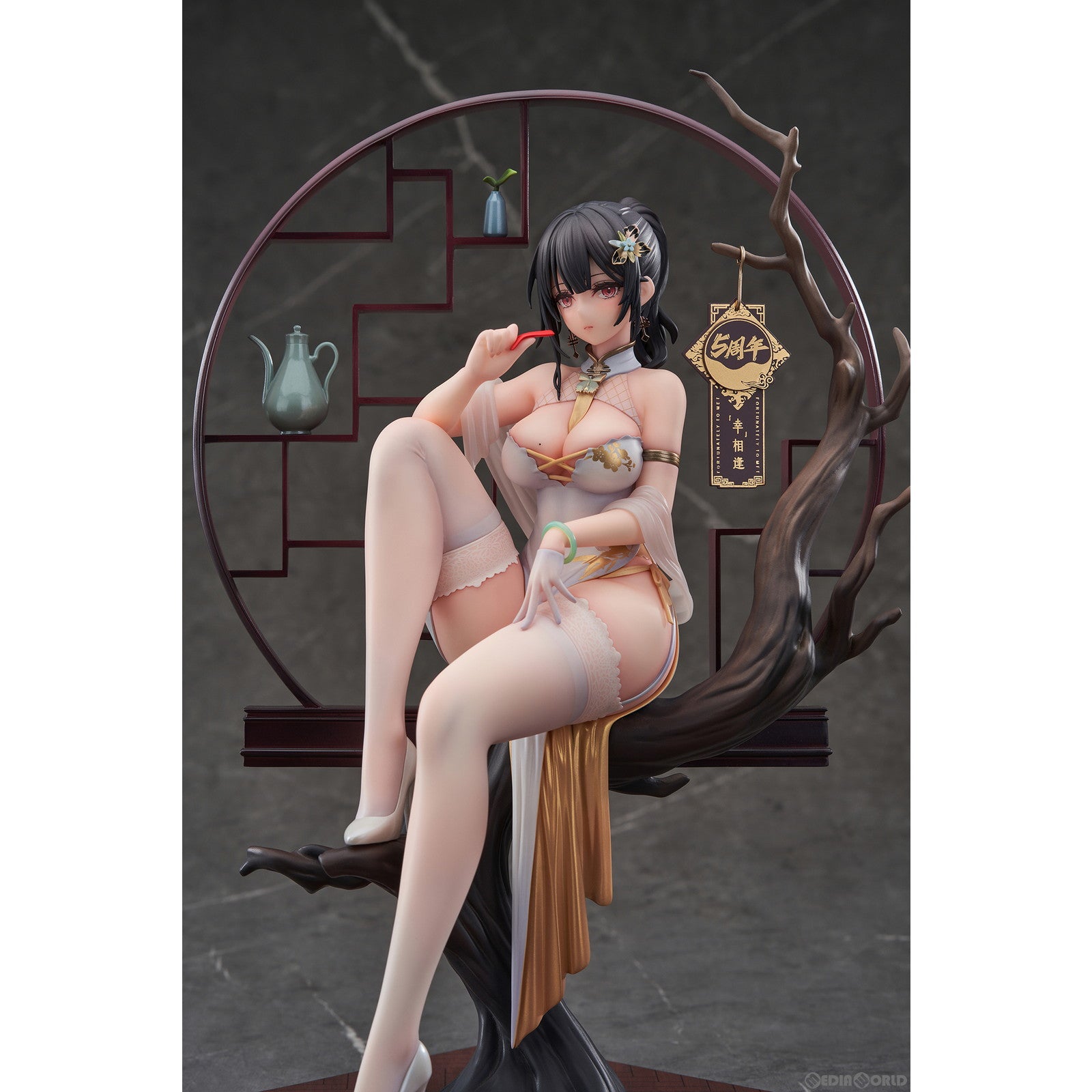 【中古即納】[FIG] ポストカード3枚付属 XIAMI(シャミ) 「幸」相逢 チャイナドレス 踏雪Ver. 1/7 完成品 フィギュア APEX(エーペックス)/東京フィギュア(20250331)