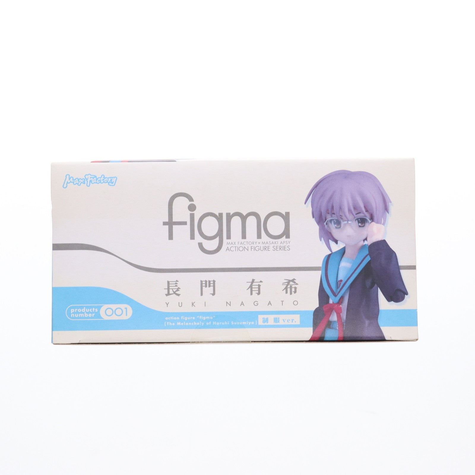 【中古即納】[FIG] 早期購入特典(ベージュ)付属 figma(フィグマ) 001 長門有希(ながとゆき) 制服ver. 涼宮ハルヒの憂鬱 完成品 可動フィギュア マックスファクトリー(20080212)