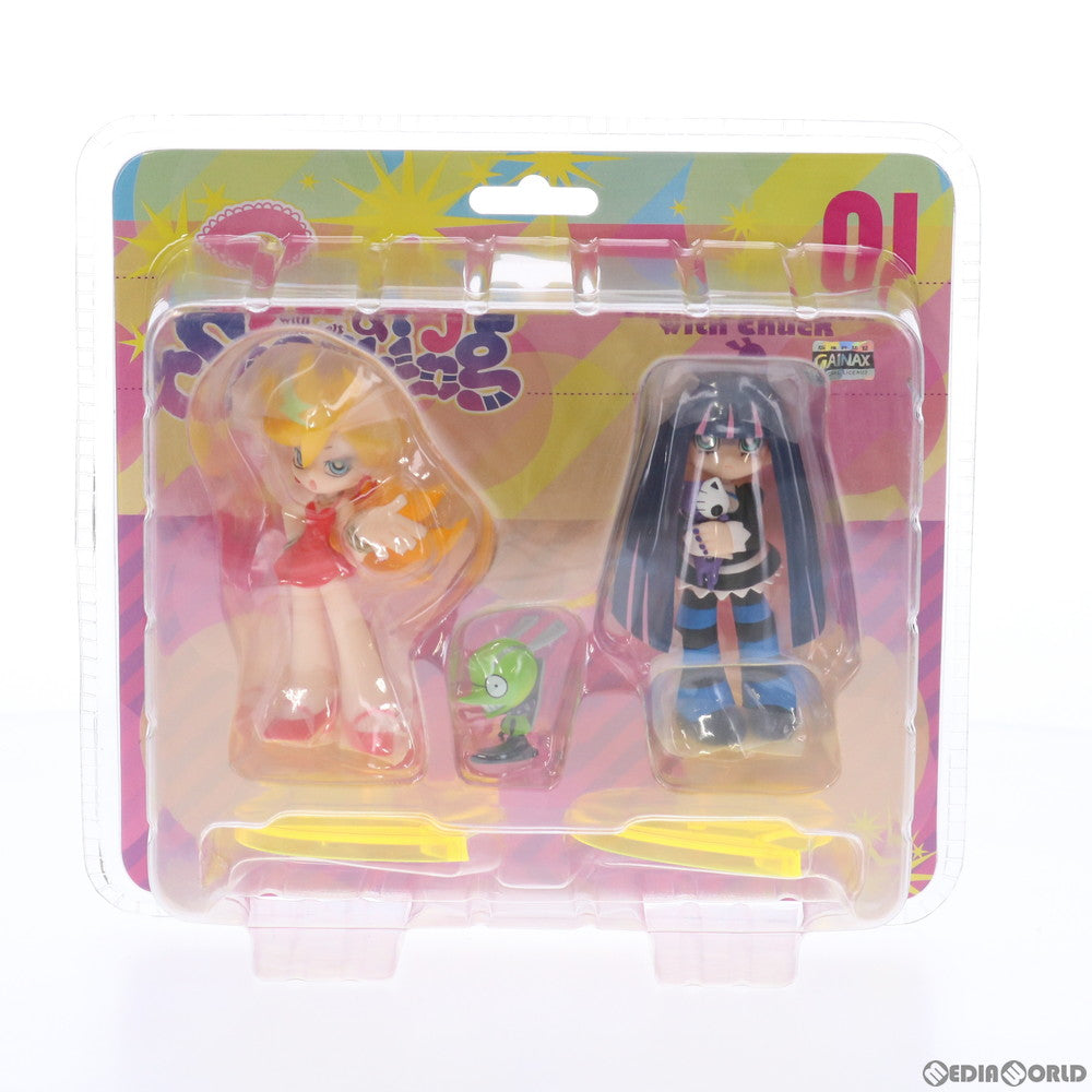 【中古即納】[FIG] Twin Pack+ パンティ&ストッキング with チャック Panty & Stocking with Garterbelt 完成品 フィギュア Phat!(ファット・カンパニー)(20110930)