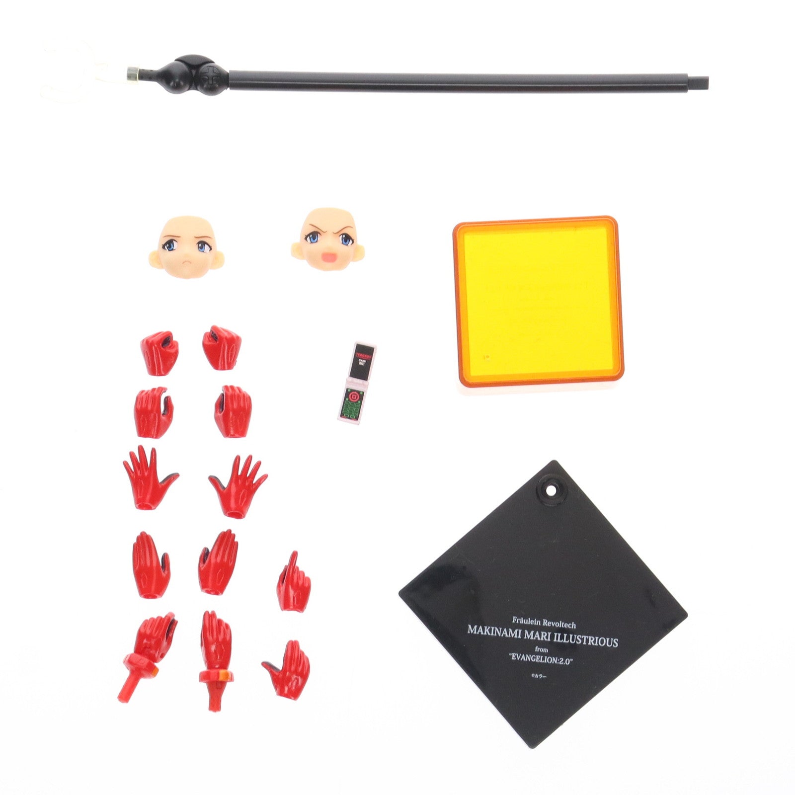 【中古即納】[FIG] フロイラインリボルテック No.021 式波・アスカ・ラングレー プラグスーツ版 ヱヴァンゲリヲン新劇場版:破 1/10 完成品 可動フィギュア 海洋堂(20101030)