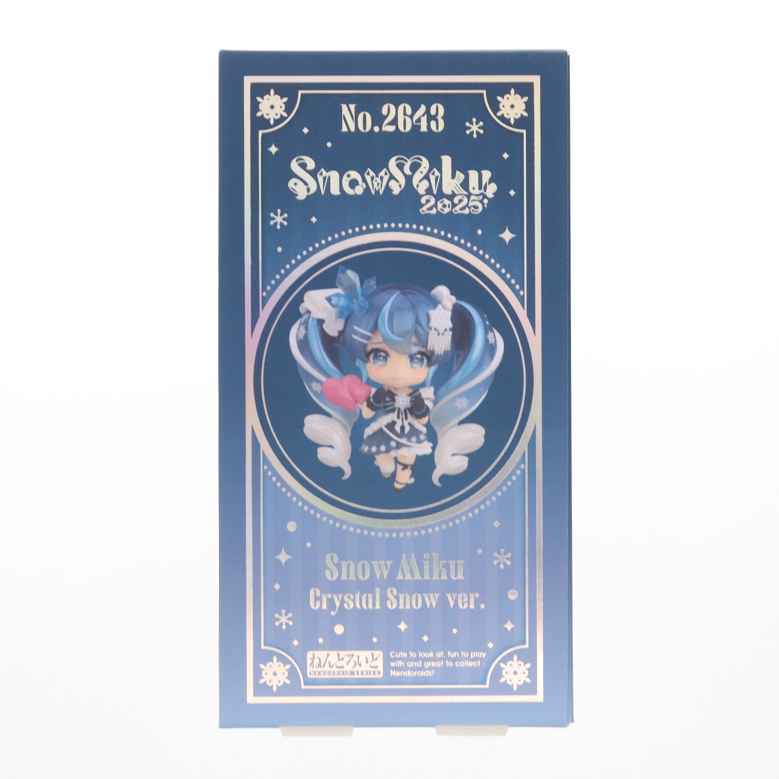 【中古即納】[FIG] ねんどろいど 2643 雪ミク Crystal Snow Ver. キャラクター・ボーカル・シリーズ 01 初音ミク 完成品 可動フィギュア ワンダーフェスティバル2025冬&SNOW MIKU 2025限定 グッドスマイルカンパニー(20250208)