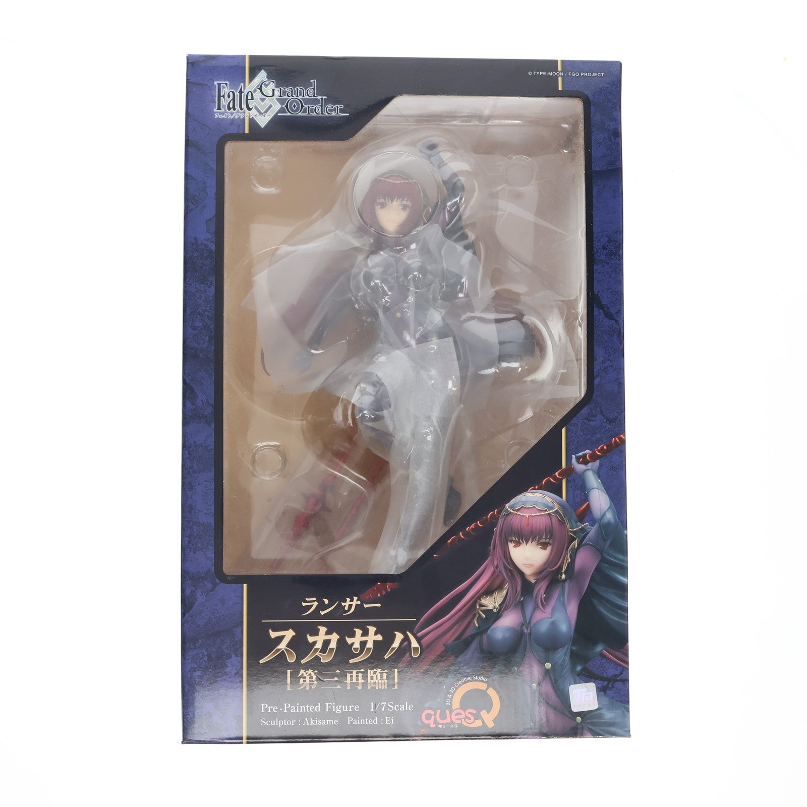 【中古即納】[FIG] (再販) ランサー/スカサハ[第三再臨] Fate/Grand Order(フェイト/グランドオーダー) 1/7 完成品 フィギュア キューズQ(20221023)