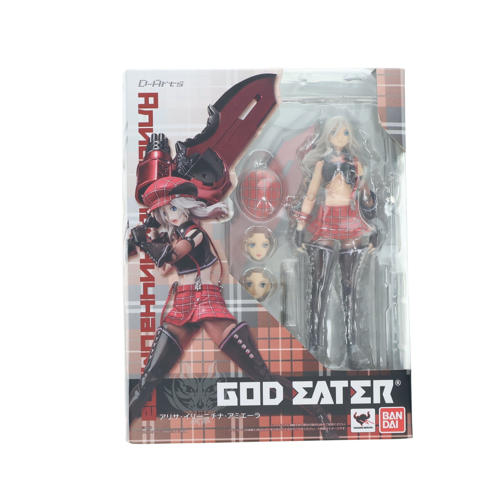 【中古即納】[FIG] D-Arts アリサ・イリーニチナ・アミエーラ GOD EATER(ゴッドイーター) 完成品 可動フィギュア バンダイ(20130330)