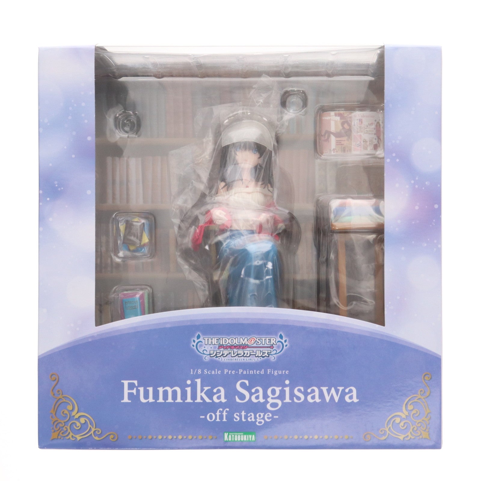 【中古即納】[FIG] 鷺沢文香-off stage-(さぎさわふみか) アイドルマスター シンデレラガールズ 1/8 完成品 フィギュア(PV035) コトブキヤ(20240426)