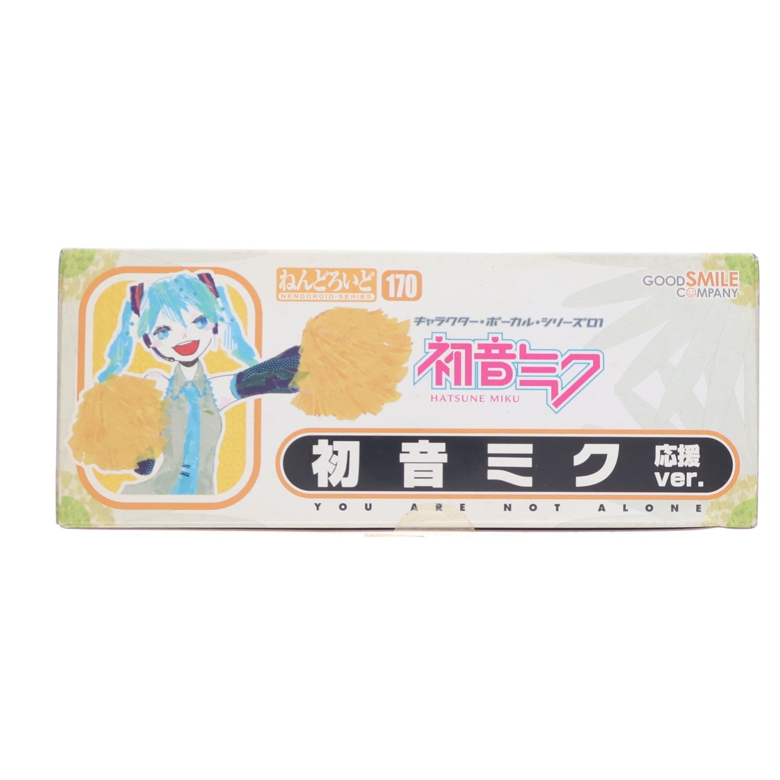 【中古即納】[FIG] ねんどろいど 170 初音ミク 応援Ver. キャラクター・ボーカル・シリーズ01 初音ミク 完成品 可動フィギュア グッドスマイルカンパニー(20110630)