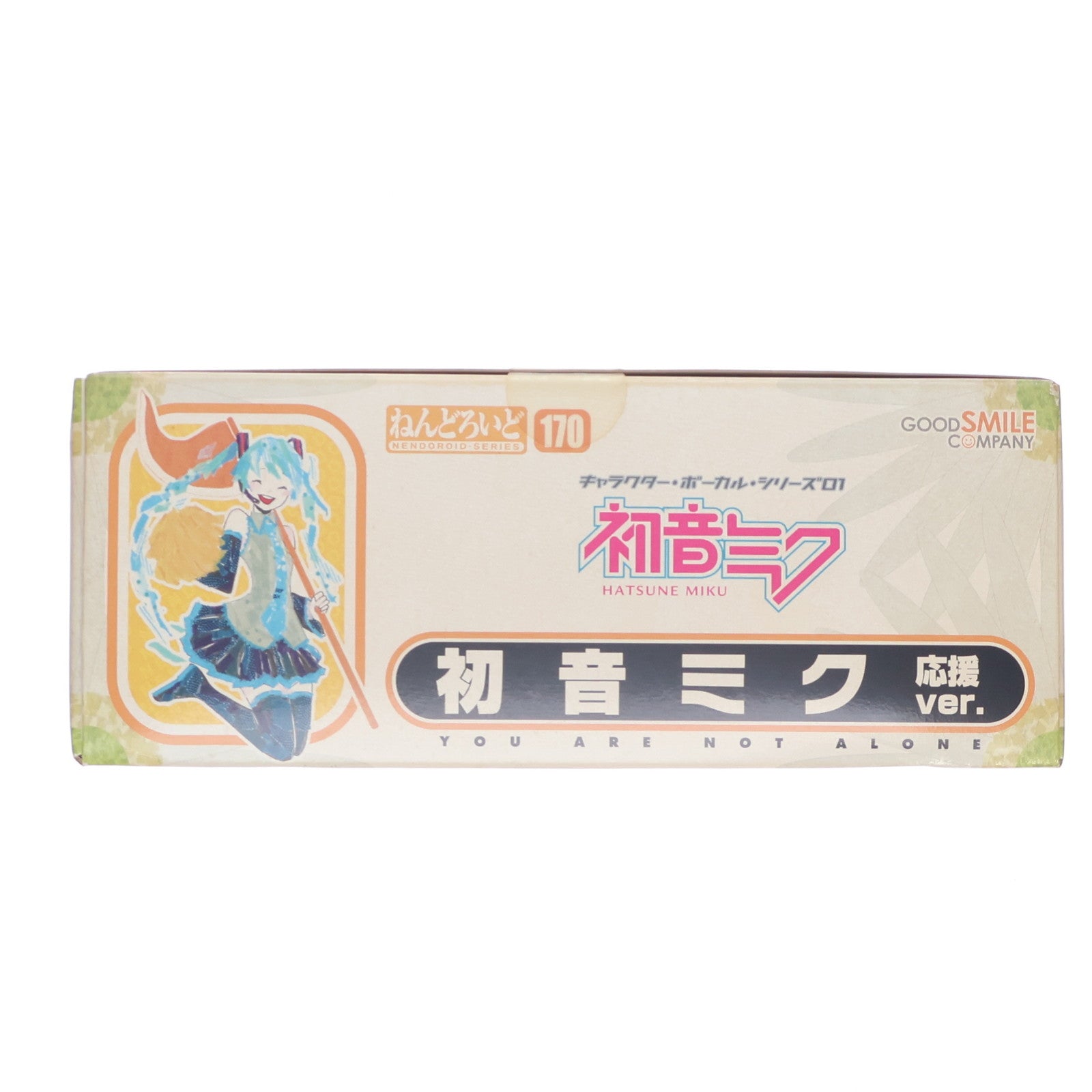 【中古即納】[FIG] ねんどろいど 170 初音ミク 応援Ver. キャラクター・ボーカル・シリーズ01 初音ミク 完成品 可動フィギュア グッドスマイルカンパニー(20110630)