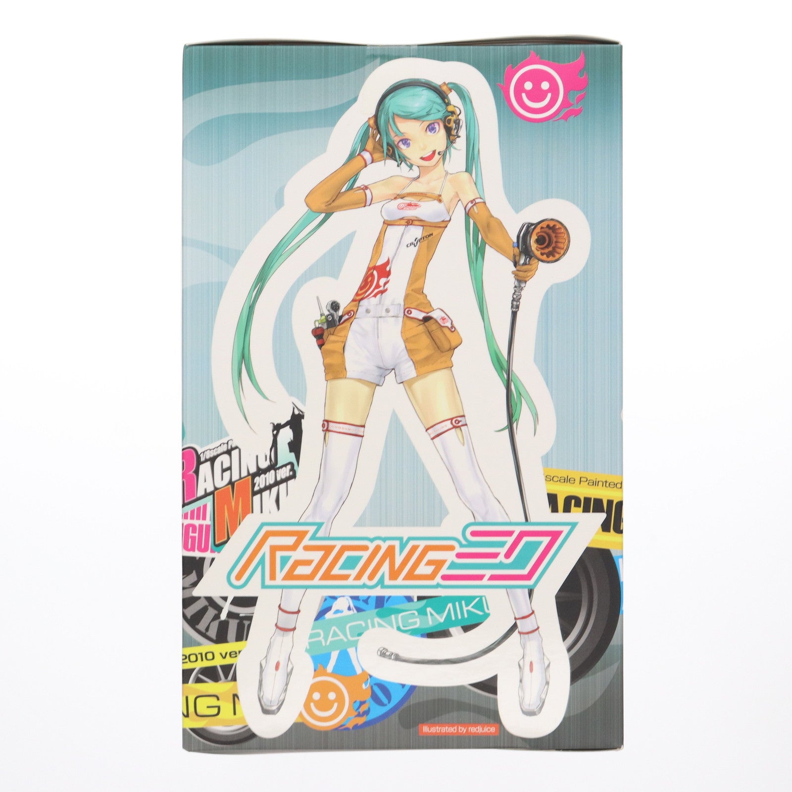 【中古即納】[FIG] RACINGミク 2010 ver.(レーシングミク 2010 ver.) キャラクターボーカルシリーズ01 初音ミク 1/8 完成品 フィギュア グッドスマイルレーシング(20110602)