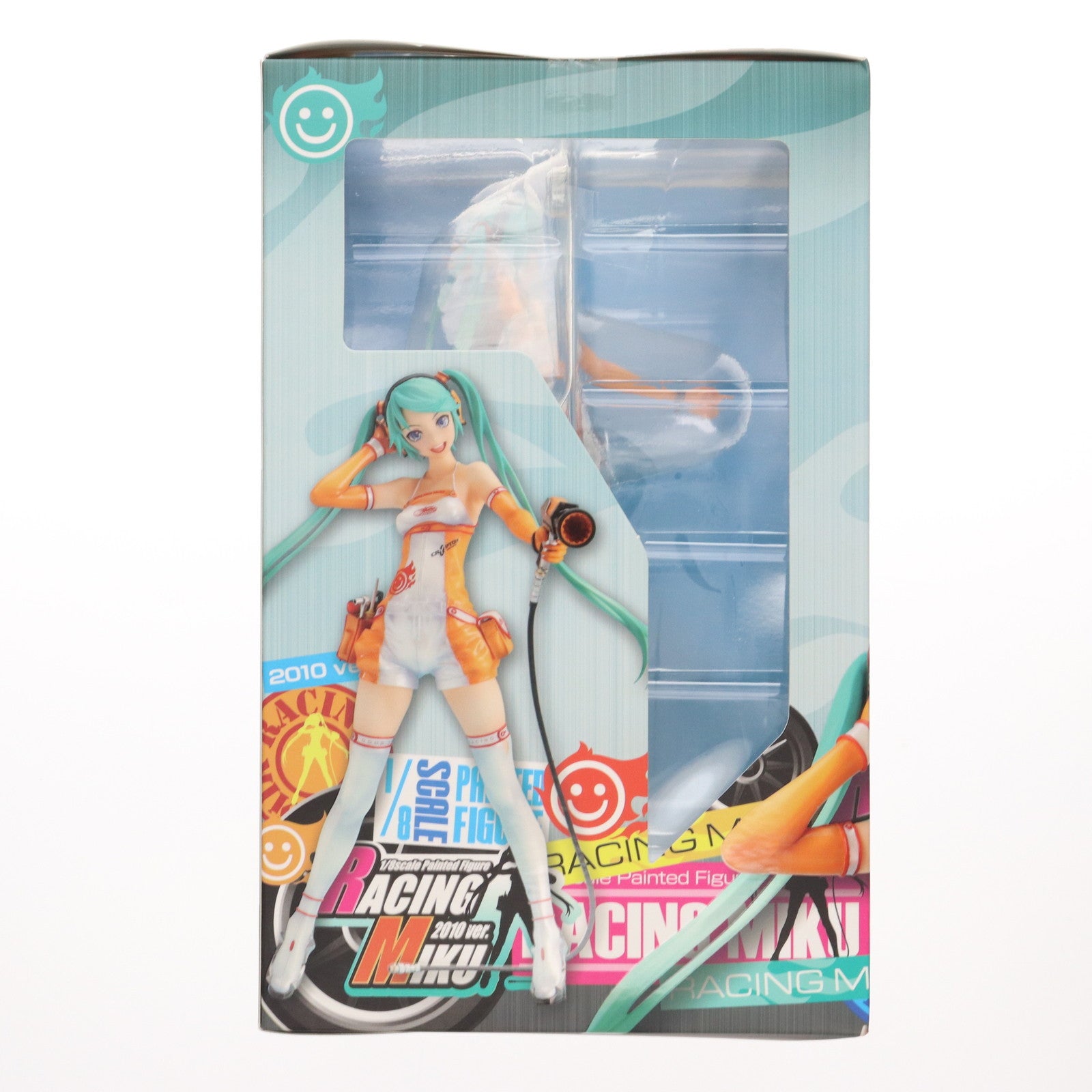 【中古即納】[FIG] RACINGミク 2010 ver.(レーシングミク 2010 ver.) キャラクターボーカルシリーズ01 初音ミク 1/8 完成品 フィギュア グッドスマイルレーシング(20110602)