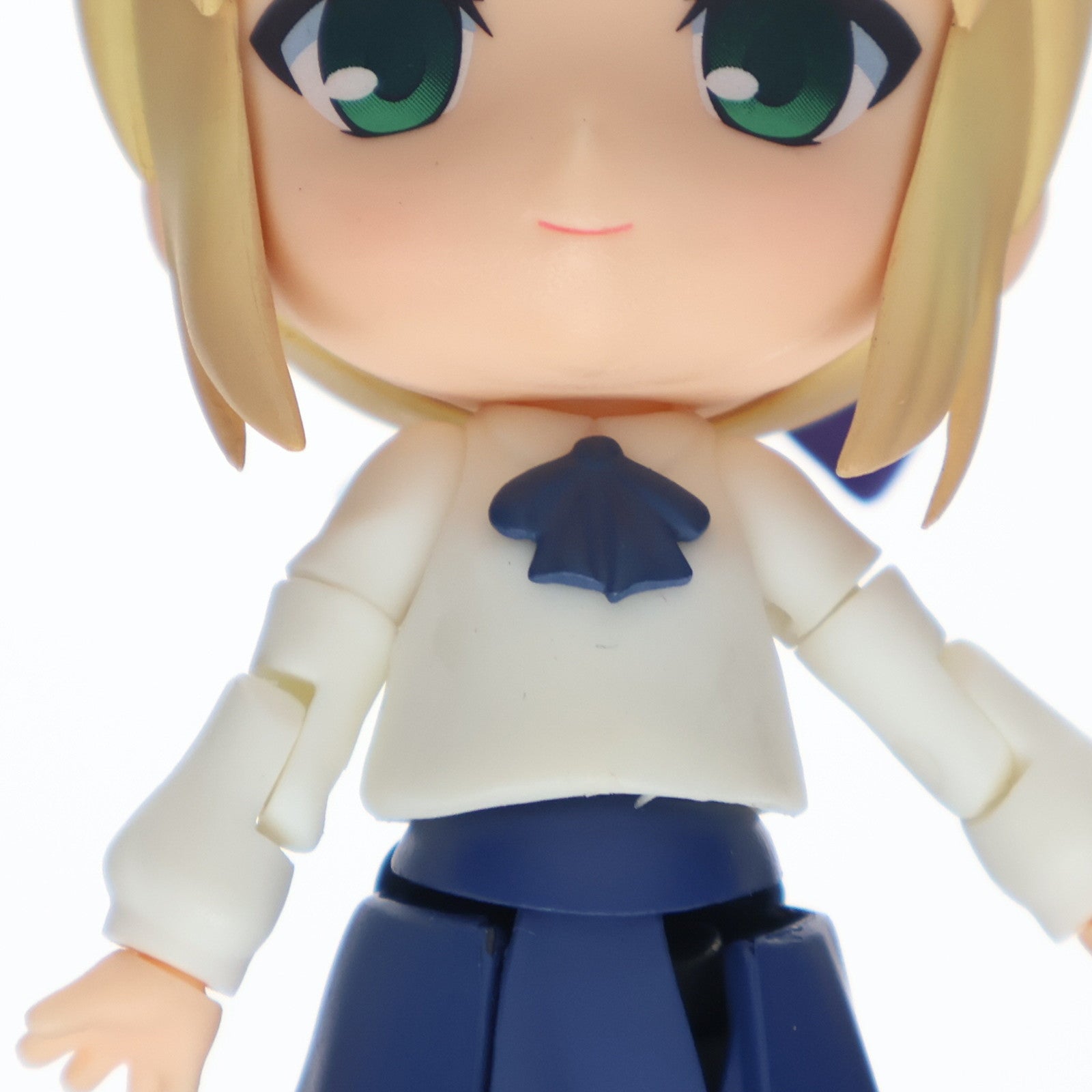 【中古即納】[FIG] (フィギュア単品) ねんどろいど 225 セイバー ねんどろいどコンプリートファイル・エディション(私服Ver.) Fate/stay night(フェイト/ステイナイト) ねんどろいどコンプリートファイル特別付録 完成品 可動フィギュア ホビージャパン(20120623)