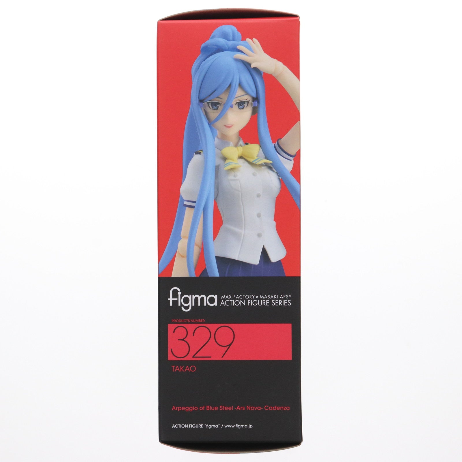 【中古即納】[FIG] figma(フィグマ) 329 タカオ 劇場版 蒼き鋼のアルペジオ -アルス・ノヴァ- Cadenza(カデンツァ) 完成品 可動フィギュア マックスファクトリー(20170630)