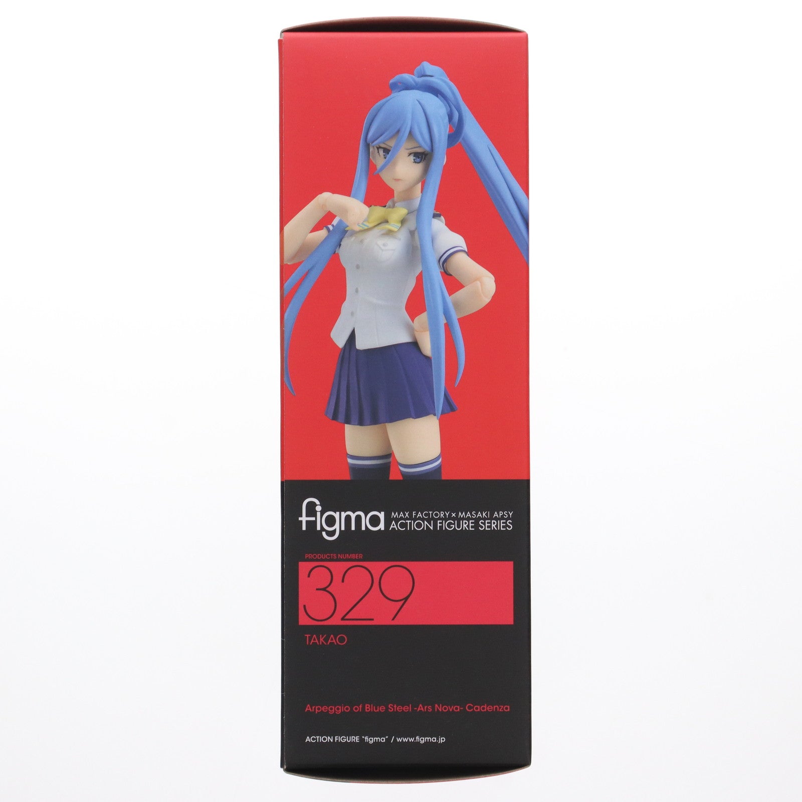 【中古即納】[FIG] figma(フィグマ) 329 タカオ 劇場版 蒼き鋼のアルペジオ -アルス・ノヴァ- Cadenza(カデンツァ) 完成品 可動フィギュア マックスファクトリー(20170630)