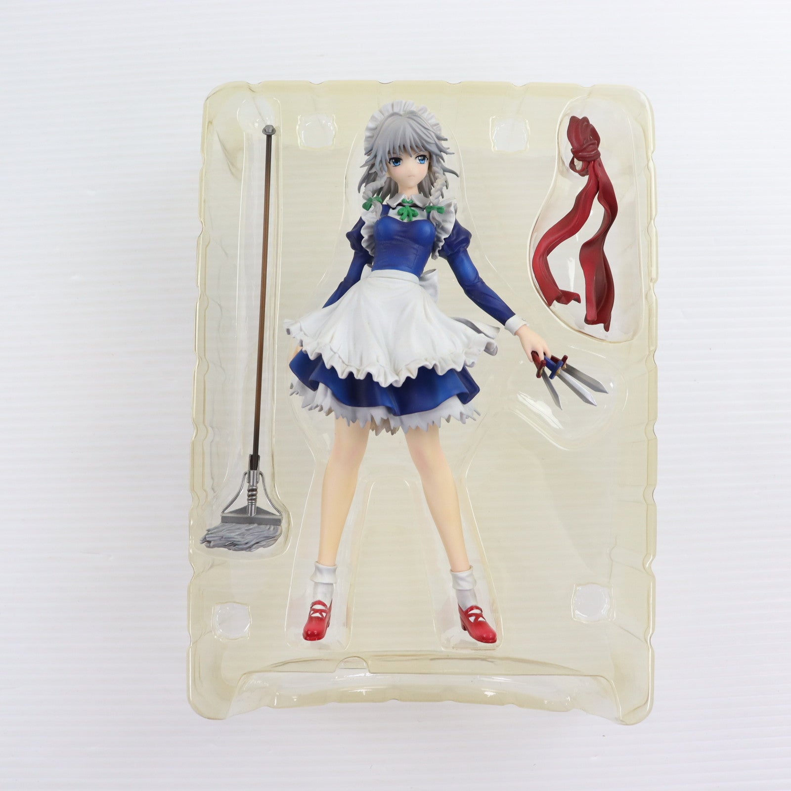 【中古即納】[FIG] 完全で瀟洒な従者 十六夜咲夜(いざよいさくや) ～妖々夢ver.～ 東方Project 1/8 完成品 フィギュア グリフォンエンタープライズ(20111130)