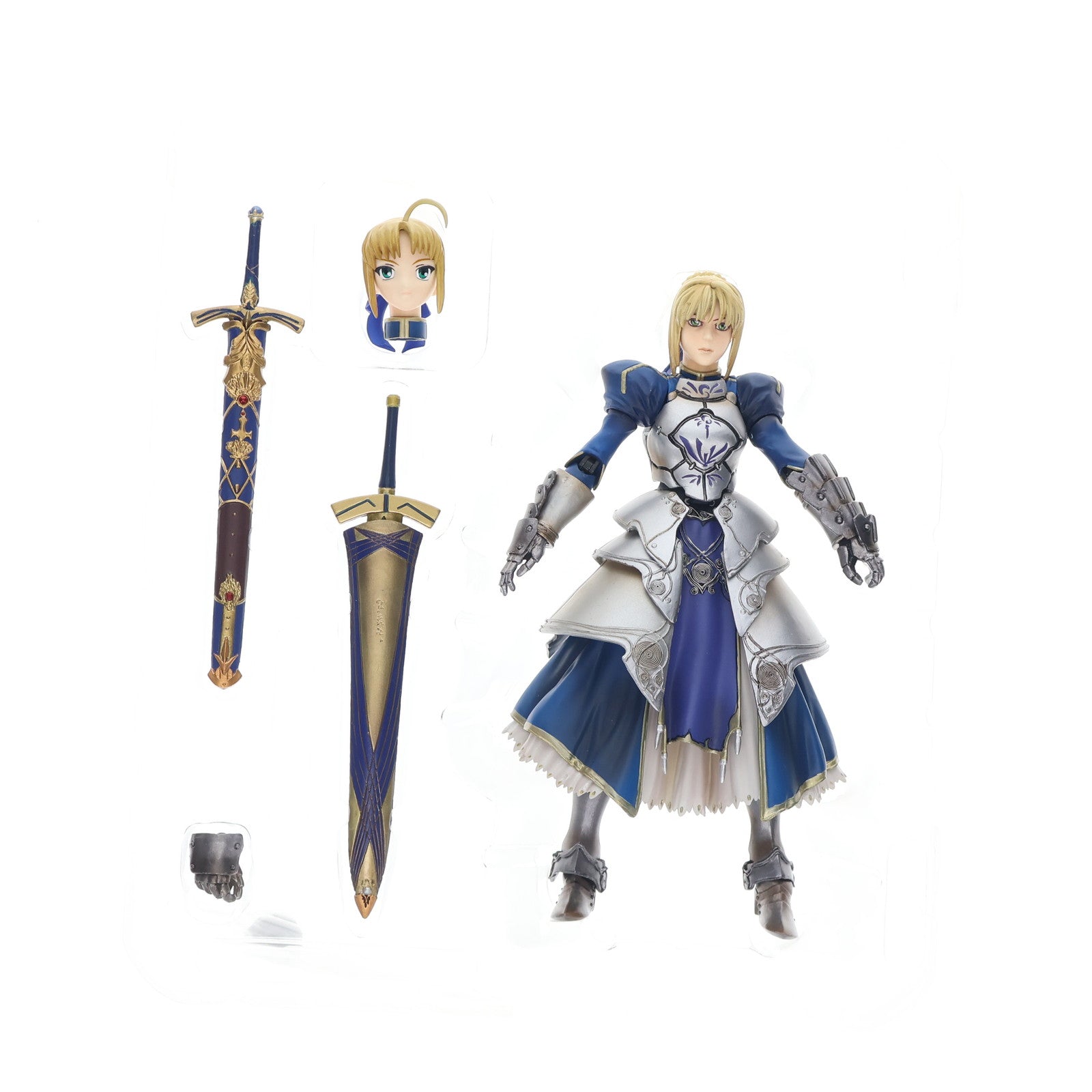 【中古即納】[FIG] HYPER FATE COLLECTION セイバー Fate/stay night(フェイト/ステイナイト) 1/8 完成品 可動フィギュア ebCraft/エンターブレイン(20070331)