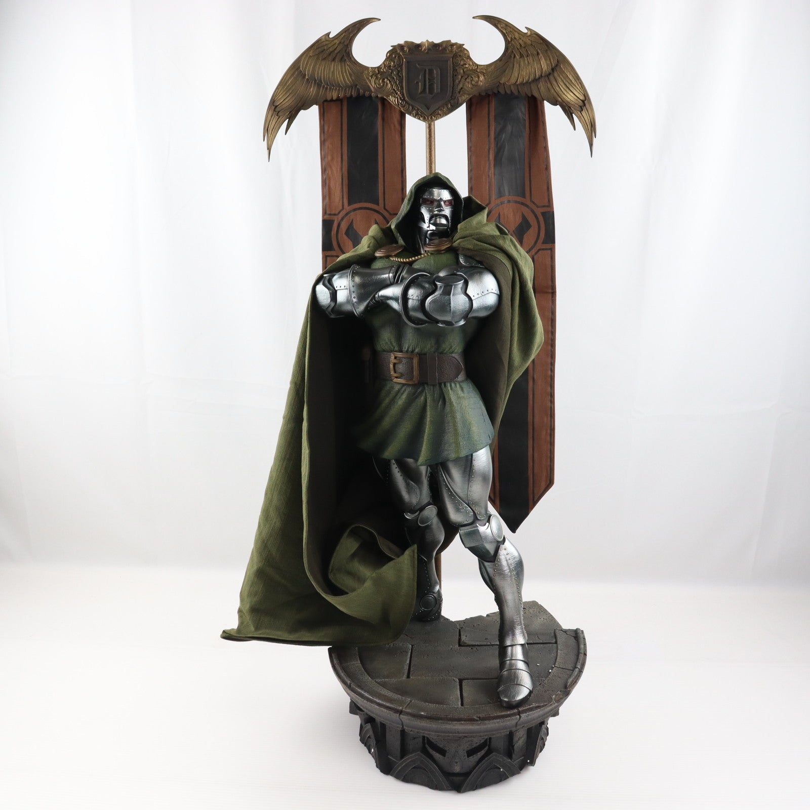 【中古即納】[FIG] サイドショウ公式限定差し替え用頭部パーツ無し マケット ドクター・ドゥーム マーベル・コミック 完成品 フィギュア サイドショウ(20221231)