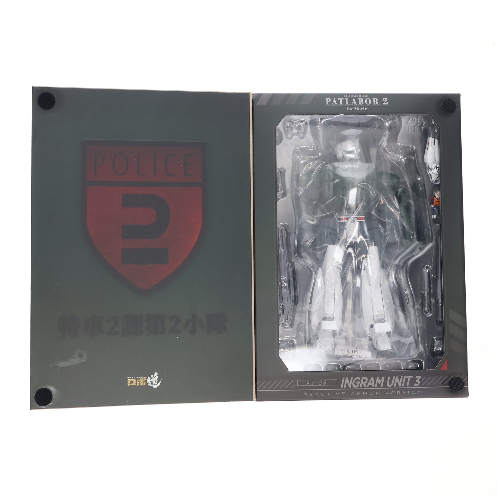 【中古即納】[FIG] ロボ道 イングラム3号機 リアクティブアーマー装備 機動警察パトレイバー2 the Movie 1/35 完成品 可動フィギュア(海外流通版) threezero(スリーゼロ)(20240731)