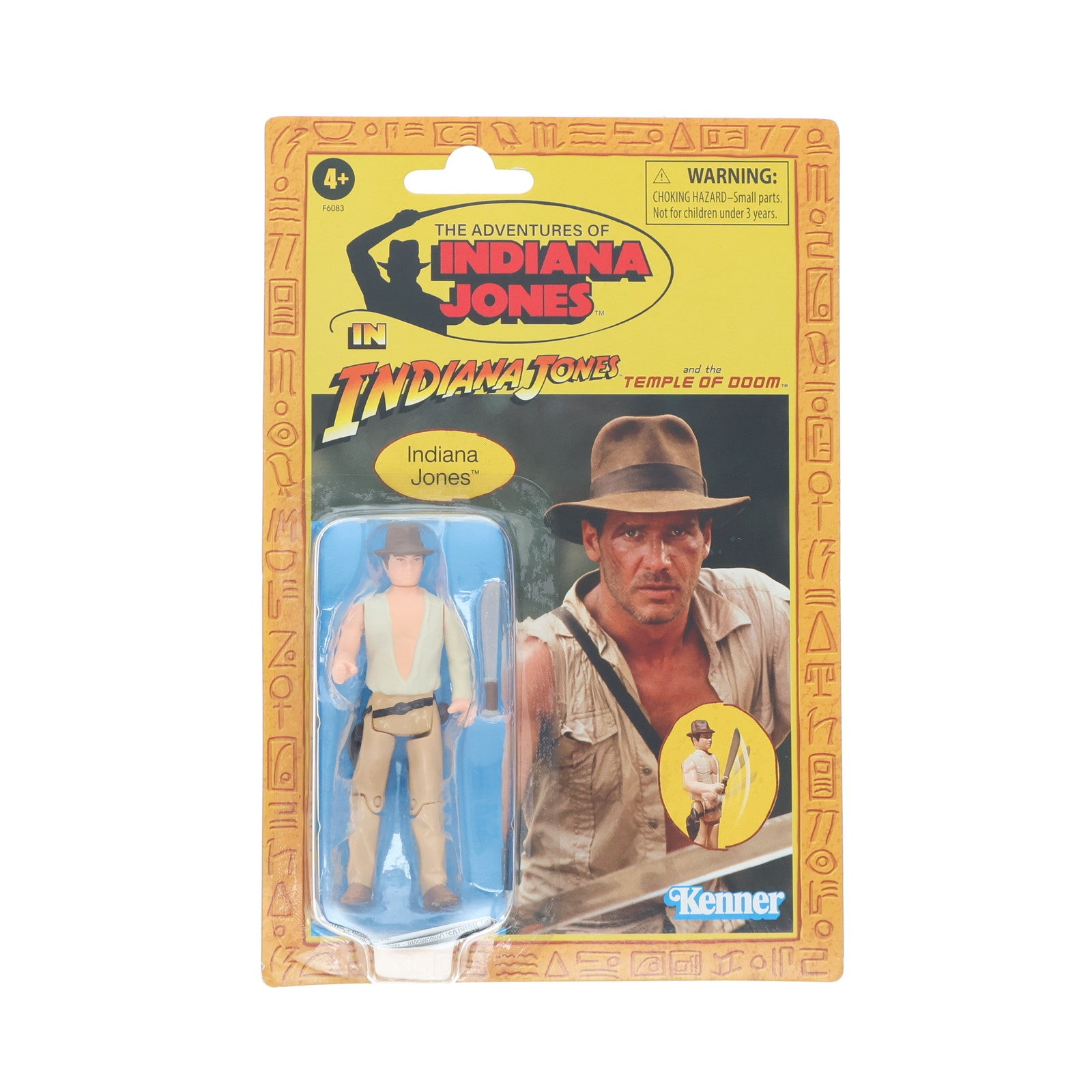 【中古即納】[FIG] インディ・ジョーンズ RETROシリーズ インディアナ・ジョーンズ インディ・ジョーンズ/魔宮の伝説 完成品 3.75インチ・アクションフィギュア ハズブロ(20230830)