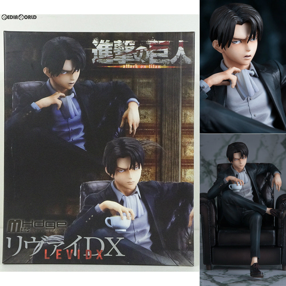 【中古即納】[FIG] ユニオンオンライン限定 mensHdge technical statue No.3 リヴァイDX 進撃の巨人 完成品 フィギュア ユニオンクリエイティブ(20141130)