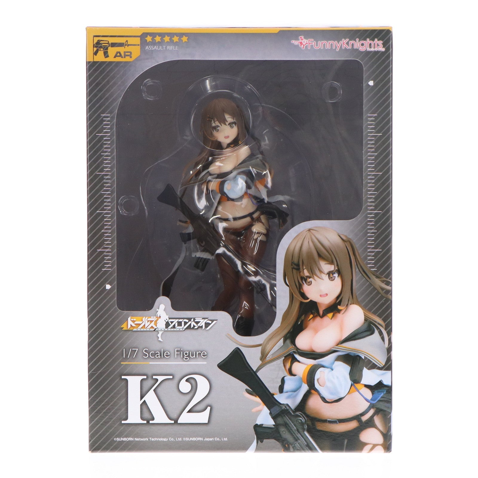 【中古即納】[FIG] K2 ドールズフロントライン 1/7 完成品 フィギュア ファニーナイツ(アオシマ)(20210930)