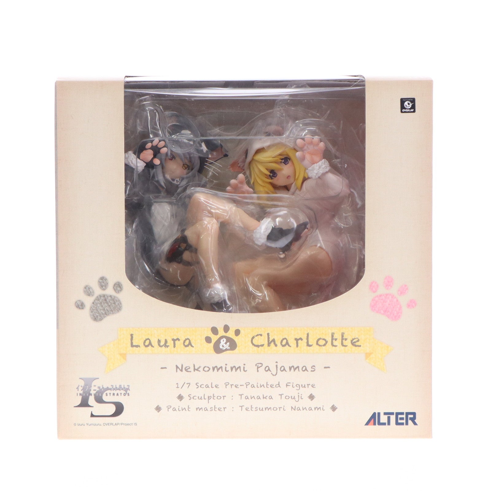 【中古即納】[FIG] ラウラ&シャル ネコミミパジャマ IS インフィニット・ストラトス 1/7 完成品 フィギュア アルター(20170512)