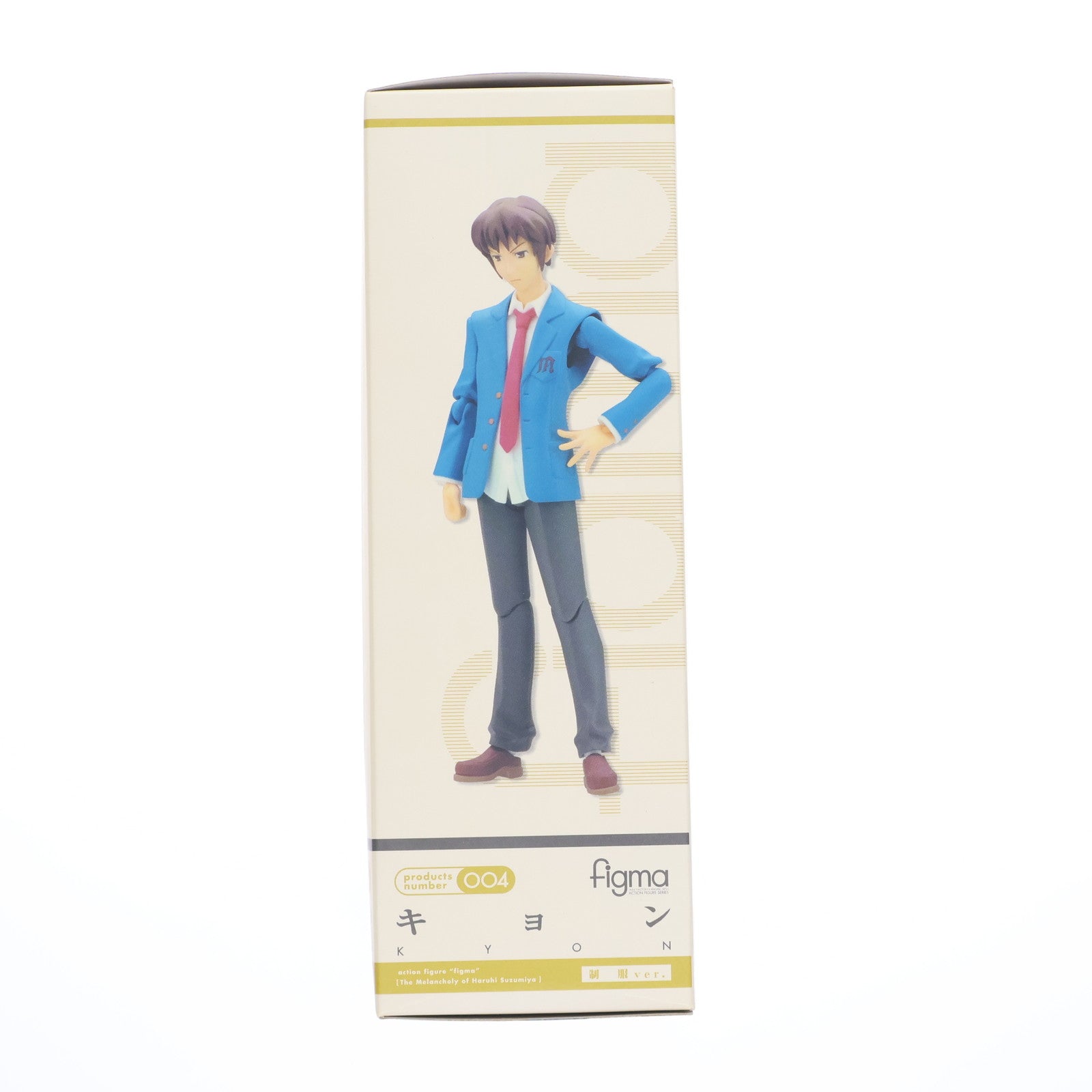 【中古即納】[FIG] figma(フィグマ) 004 キョン 制服ver. 涼宮ハルヒの憂鬱 完成品 可動フィギュア マックスファクトリー(20080712)