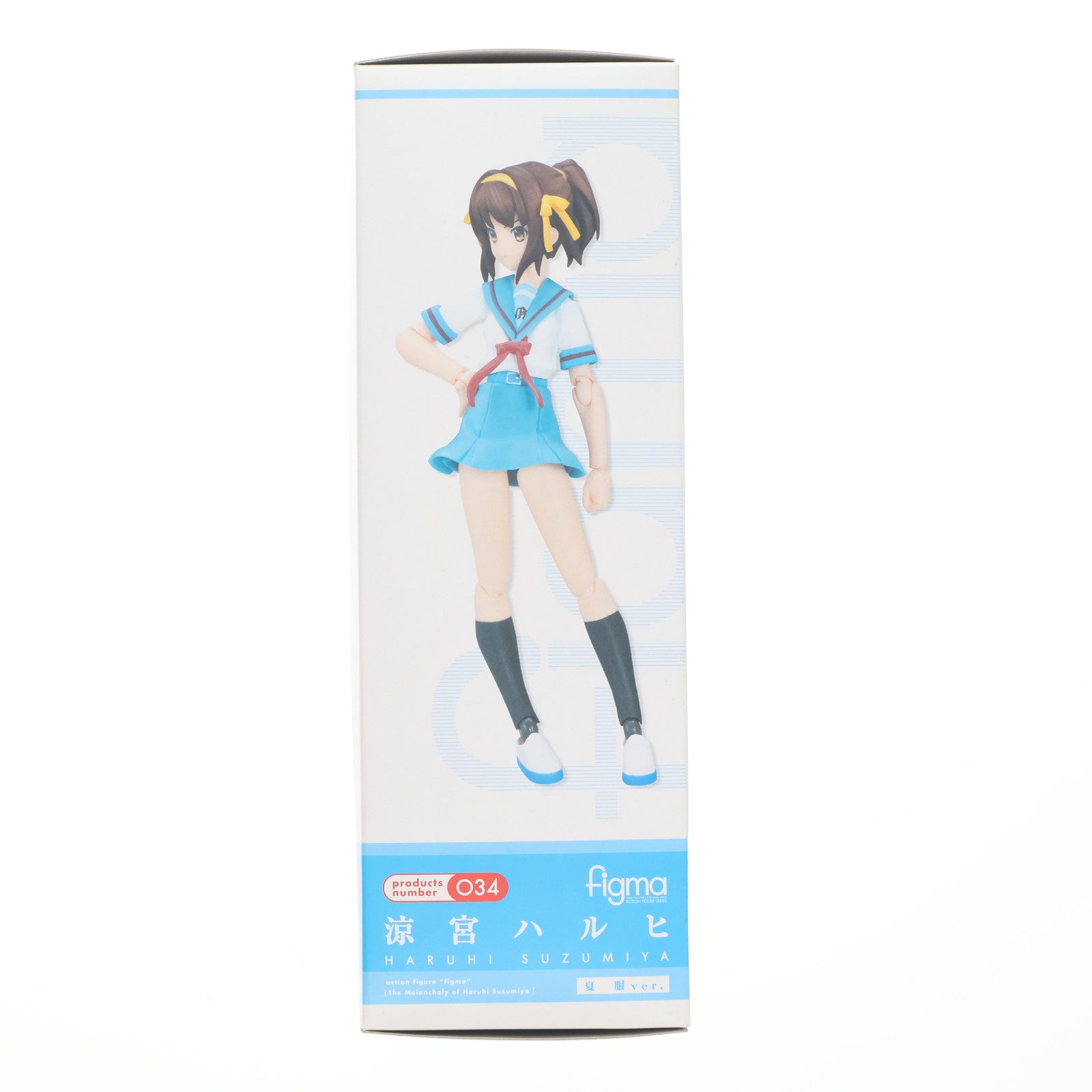 【中古即納】[FIG] figma(フィグマ) 034 涼宮ハルヒ 夏服Ver. 涼宮ハルヒの憂鬱 完成品 可動フィギュア マックスファクトリー(20090430)