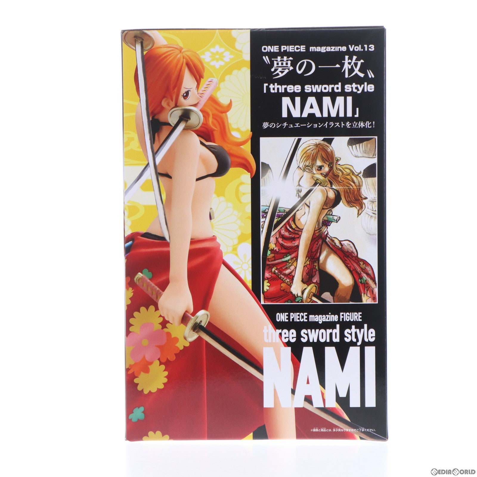 【中古即納】[FIG] ジャンプキャラクターズストア限定 ナミ(三刀流) ワンピース ONE PIECE magazine FIGURE ～夢の一枚～ three sword style NAMI 完成品 フィギュア(2663817) バンプレスト(20231231)