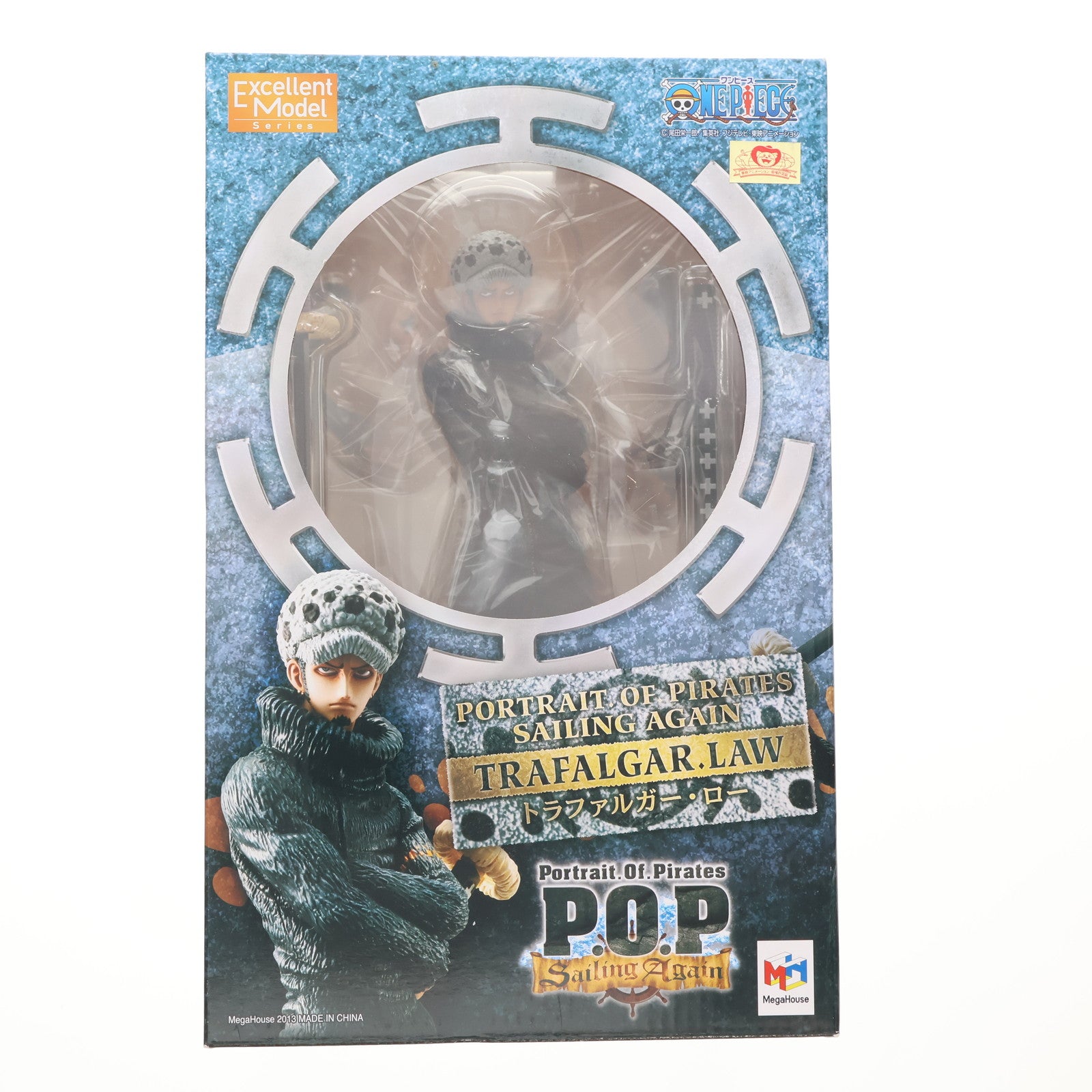 【中古即納】[FIG] Portrait.Of.Pirates P.O.P Sailing Again トラファルガー・ロー ONE PIECE(ワンピース) 1/8 完成品 フィギュア メガハウス(20140529)