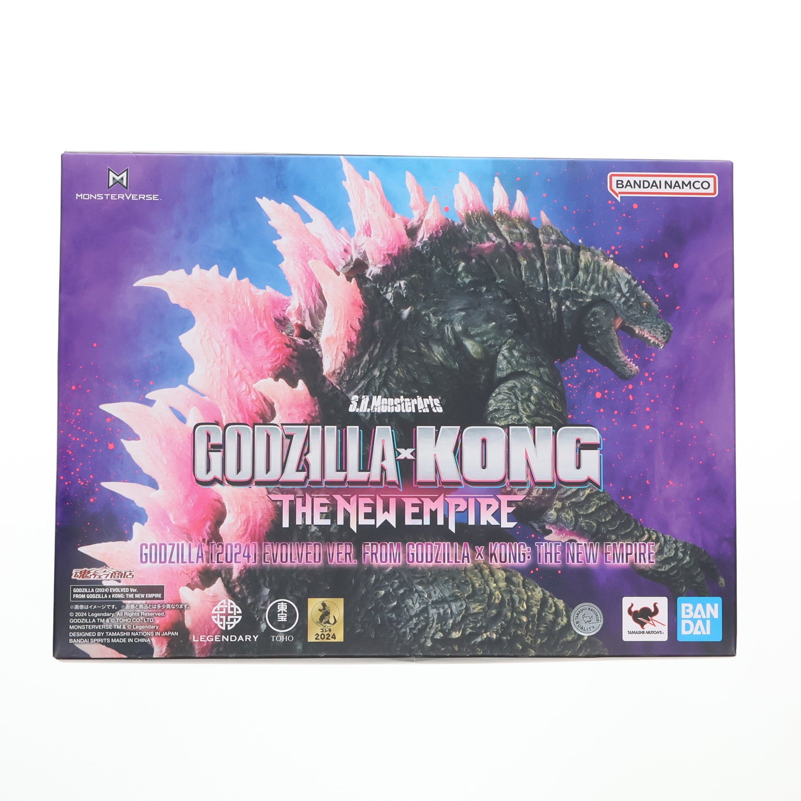 【中古即納】[FIG] 魂ウェブ商店限定 S.H.MonsterArts(モンスターアーツ) GODZILLA(ゴジラ)(2024) EVOLVED Ver. FROM GODZILLA×KONG: THE NEW EMPIRE ゴジラ×コング 新たなる帝国 完成品 可動フィギュア バンダイスピリッツ(20241025)