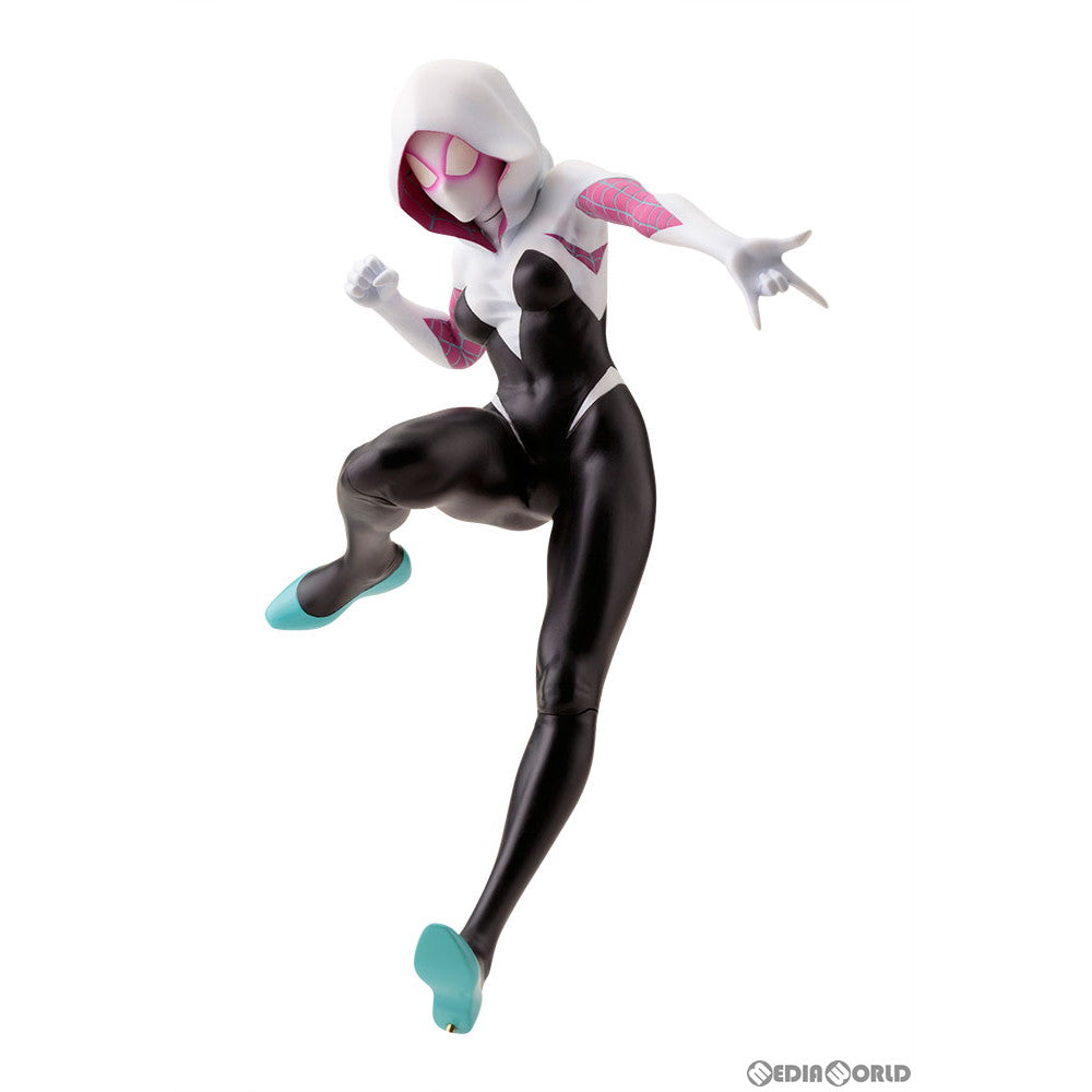 【中古即納】[FIG] (再販) MARVEL美少女 スパイダーグウェン リニューアルパッケージ Spider-Verse(スパイダーバース) 1/7 完成品 フィギュア(MK372) コトブキヤ(20240526)