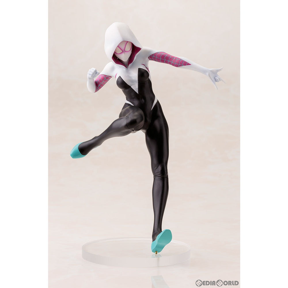 【中古即納】[FIG] (再販) MARVEL美少女 スパイダーグウェン リニューアルパッケージ Spider-Verse(スパイダーバース) 1/7 完成品 フィギュア(MK372) コトブキヤ(20240526)