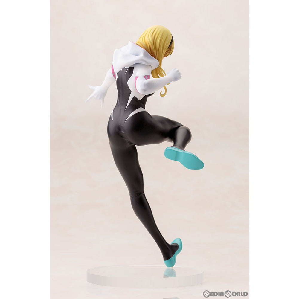 【中古即納】[FIG] (再販) MARVEL美少女 スパイダーグウェン リニューアルパッケージ Spider-Verse(スパイダーバース) 1/7 完成品 フィギュア(MK372) コトブキヤ(20240526)