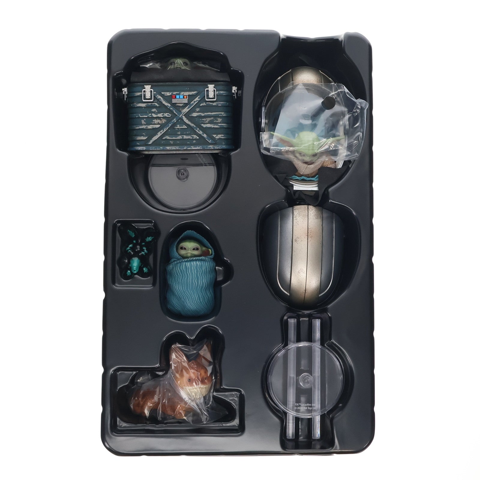 【中古即納】[FIG] テレビ・マスターピース グローグー&アクセサリーセット 1/6 アクションフィギュア マンダロリアン 完成品 可動フィギュア(TMS043) ホットトイズ(20220831)