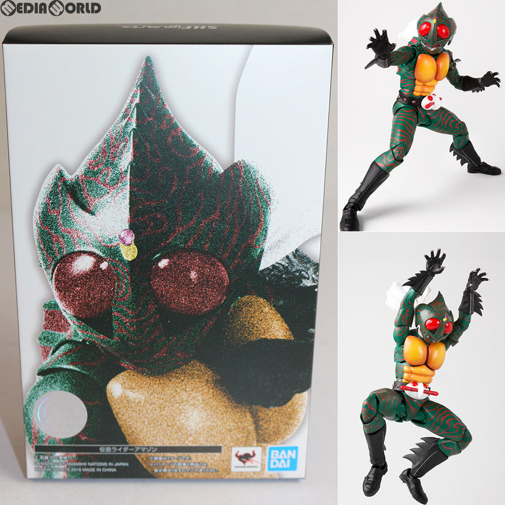 【中古即納】[FIG] S.H.Figuarts(フィギュアーツ) 真骨彫製法 仮面ライダーアマゾン 完成品 可動フィギュア バンダイスピリッツ(20180929)