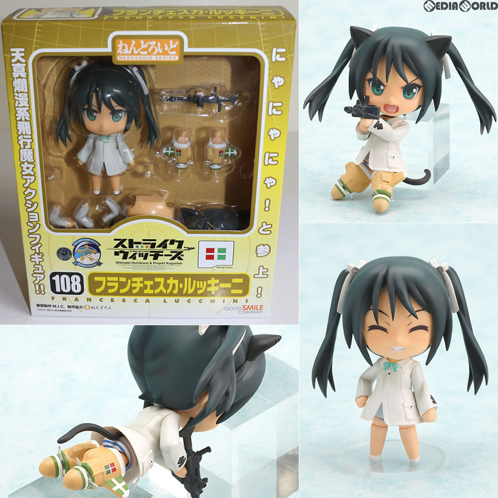【中古即納】[FIG] ねんどろいど 108 フランチェスカ・ルッキーニ ストライクウィッチーズ 完成品 可動フィギュア グッドスマイルカンパニー(20100728)