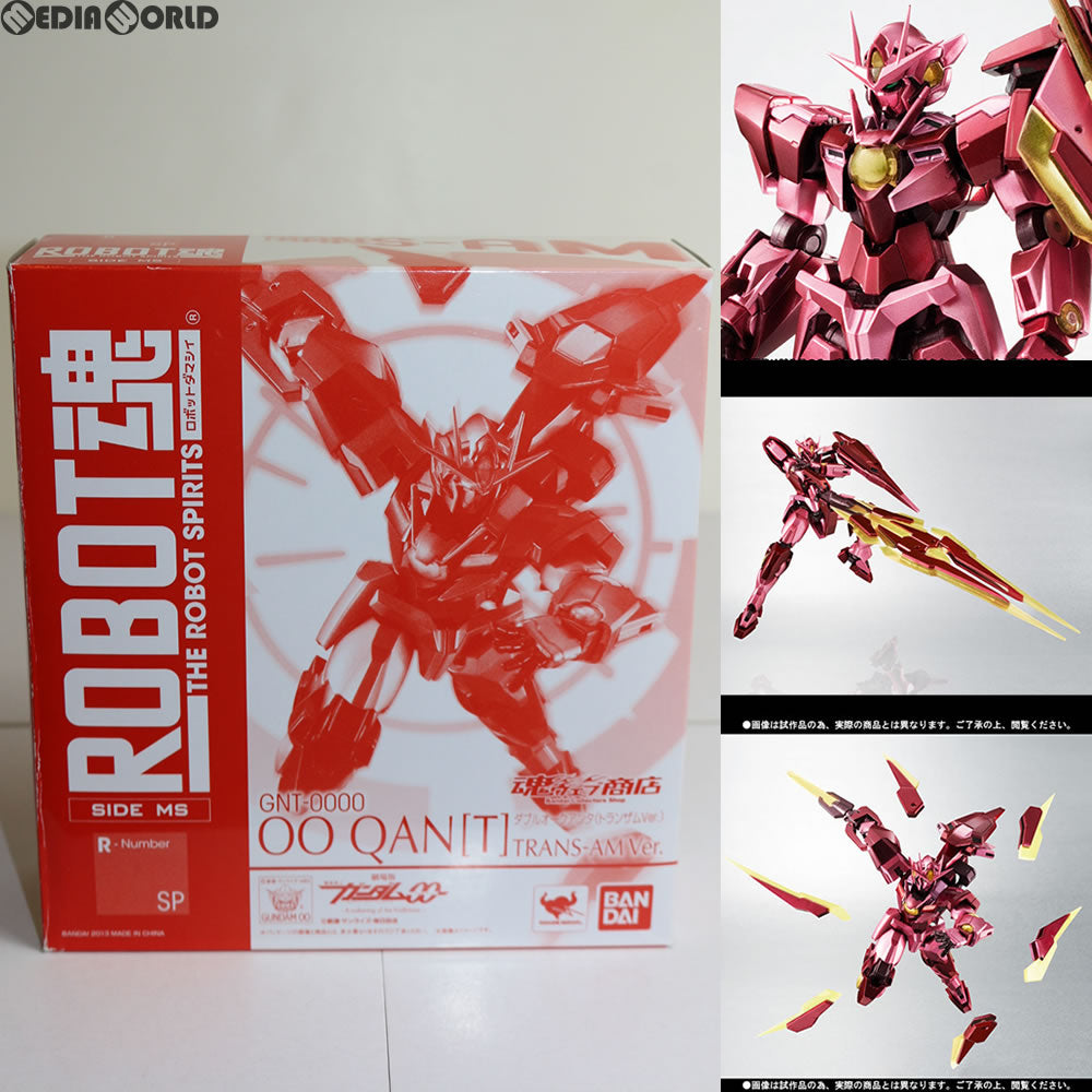 【中古即納】[FIG] 魂ウェブ商店限定 ROBOT魂(SIDE MS) ダブルオークアンタ(トランザムVer.) 劇場版 機動戦士ガンダム00(ダブルオー) -A wakening of the Trailblazer- 完成品 可動フィギュア バンダイ(20131026)