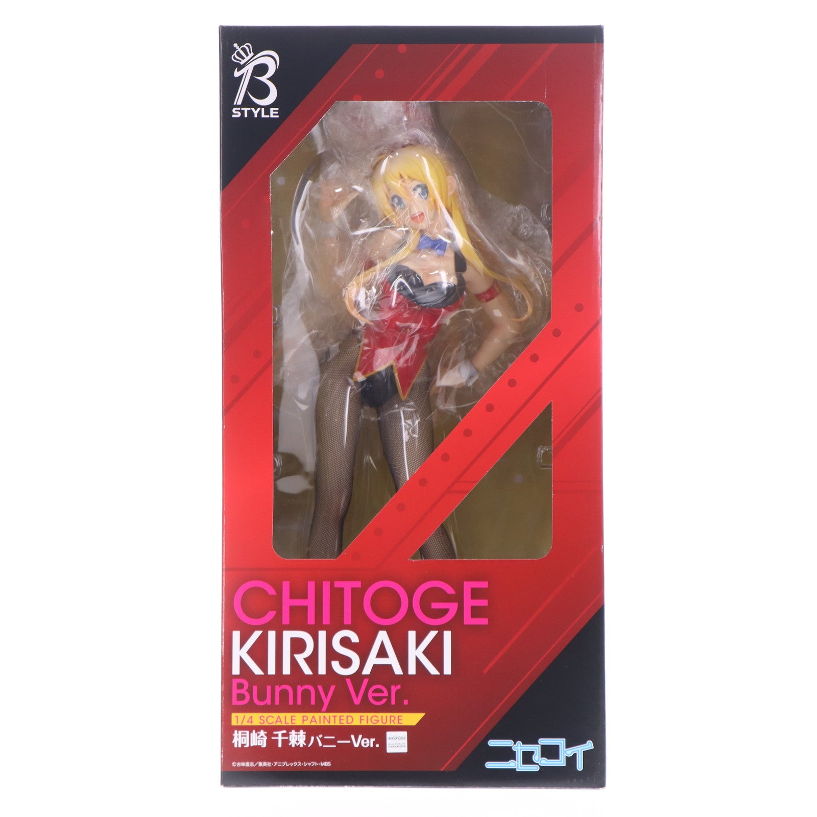 【中古即納】[FIG] B-Style 桐崎千棘(きりさきちとげ) バニーVer. ニセコイ 1/4 完成品 フィギュア FREEing(フリーイング)(20160219)