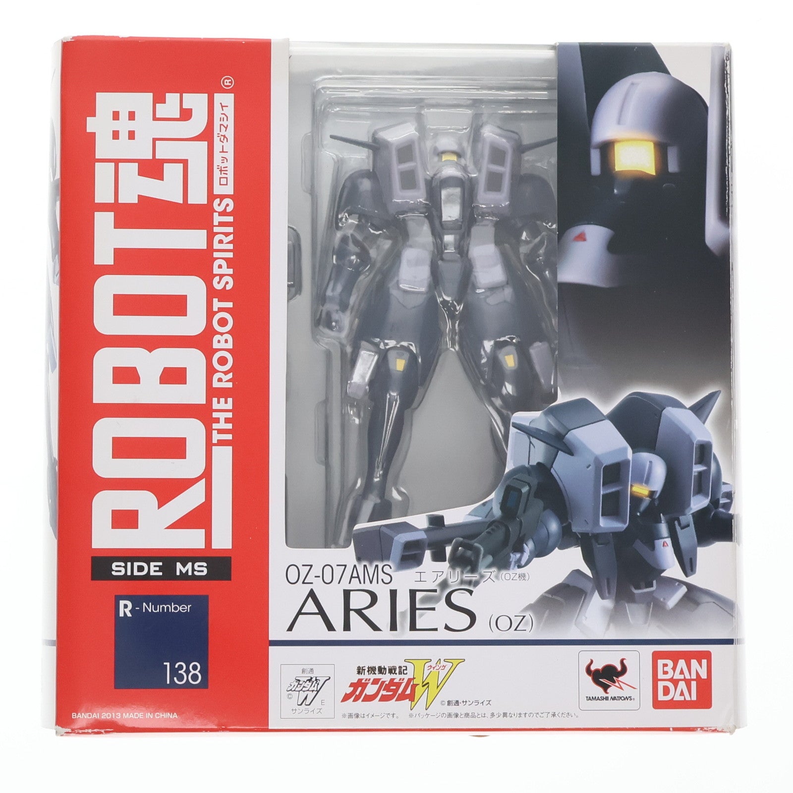 【中古即納】[FIG] ROBOT魂(SIDE MS) エアリーズ(OZ機) 新機動戦記ガンダムW(ウイング) 完成品 可動フィギュア バンダイ(20130420)