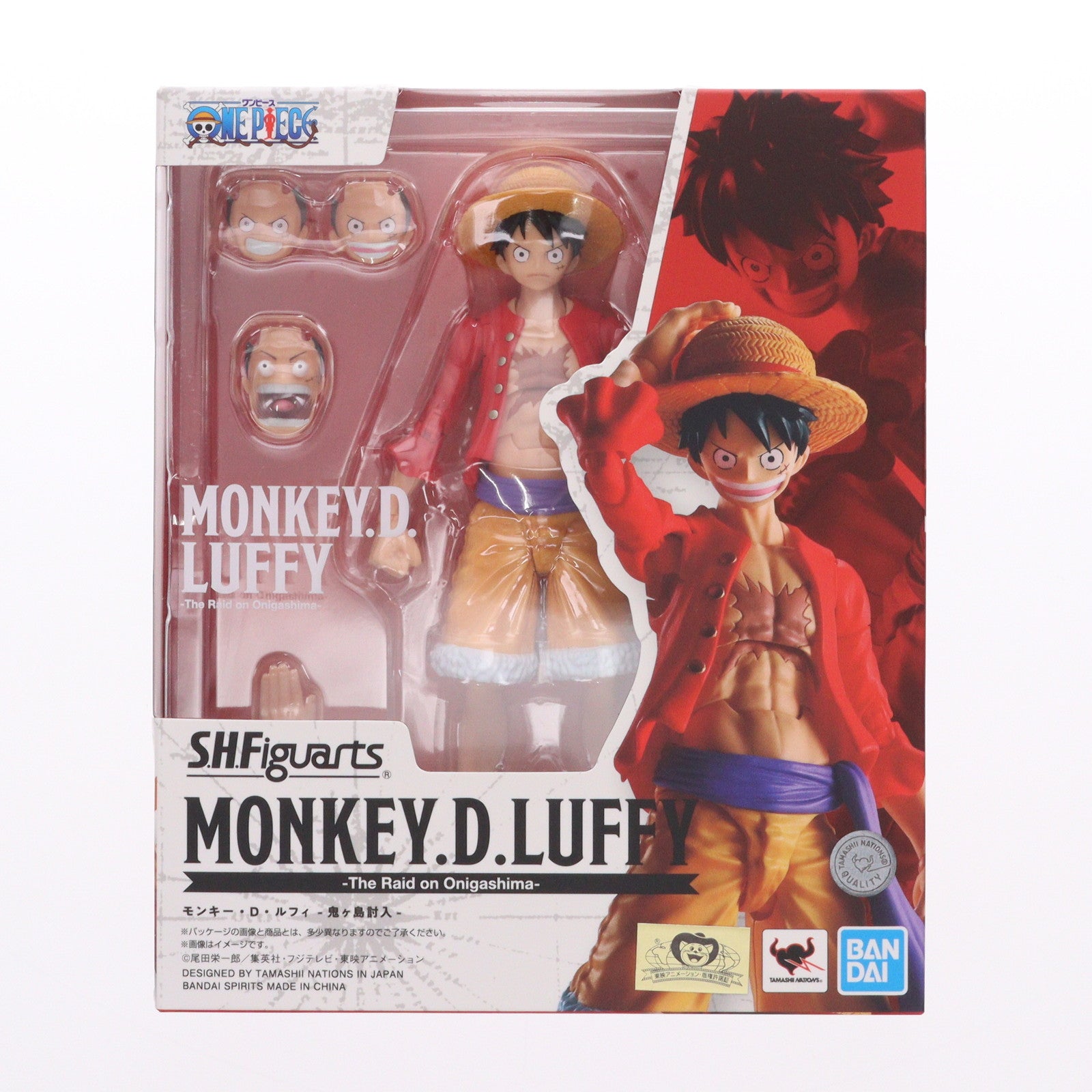 【中古即納】[FIG] (再々販) S.H.Figuarts(フィギュアーツ) モンキー・D・ルフィ -鬼ヶ島討入- ONE PIECE(ワンピース) 完成品 可動フィギュア バンダイスピリッツ(20230810)