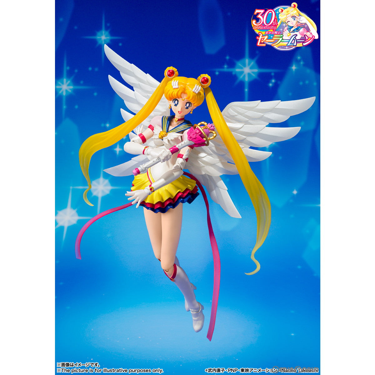 【中古即納】[FIG] S.H.Figuarts(フィギュアーツ) エターナルセーラームーン 美少女戦士セーラームーン 完成品 可動フィギュア バンダイスピリッツ(20220625)