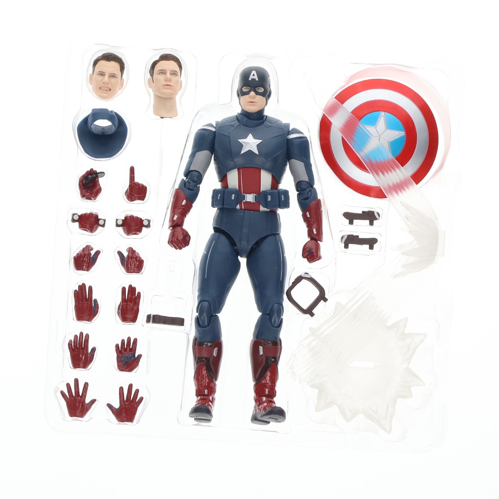 【中古即納】[FIG] 魂ウェブ商店限定 S.H.Figuarts(フィギュアーツ) キャプテン・アメリカ -【CAP VS. CAP】EDITION- アベンジャーズ/エンドゲーム 完成品 可動フィギュア バンダイスピリッツ(20200930)